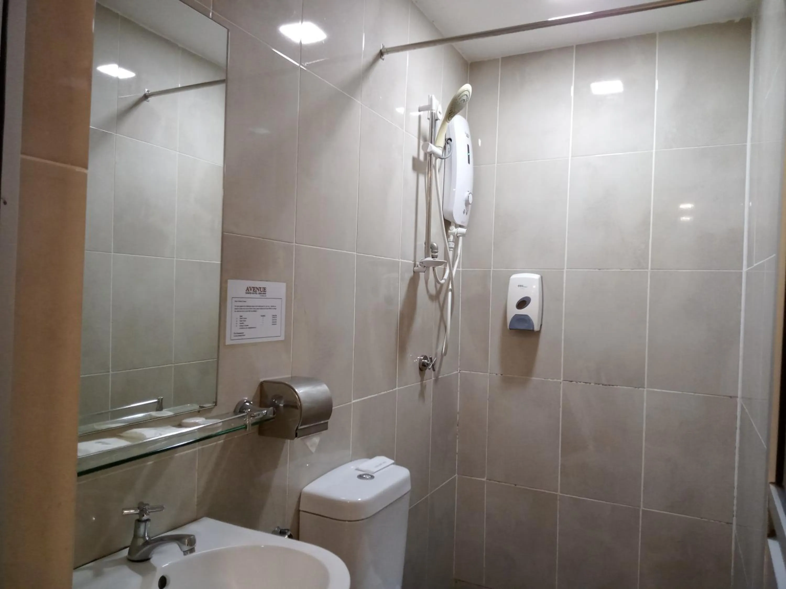 Bathroom in AVENUE BANGI HOTEL