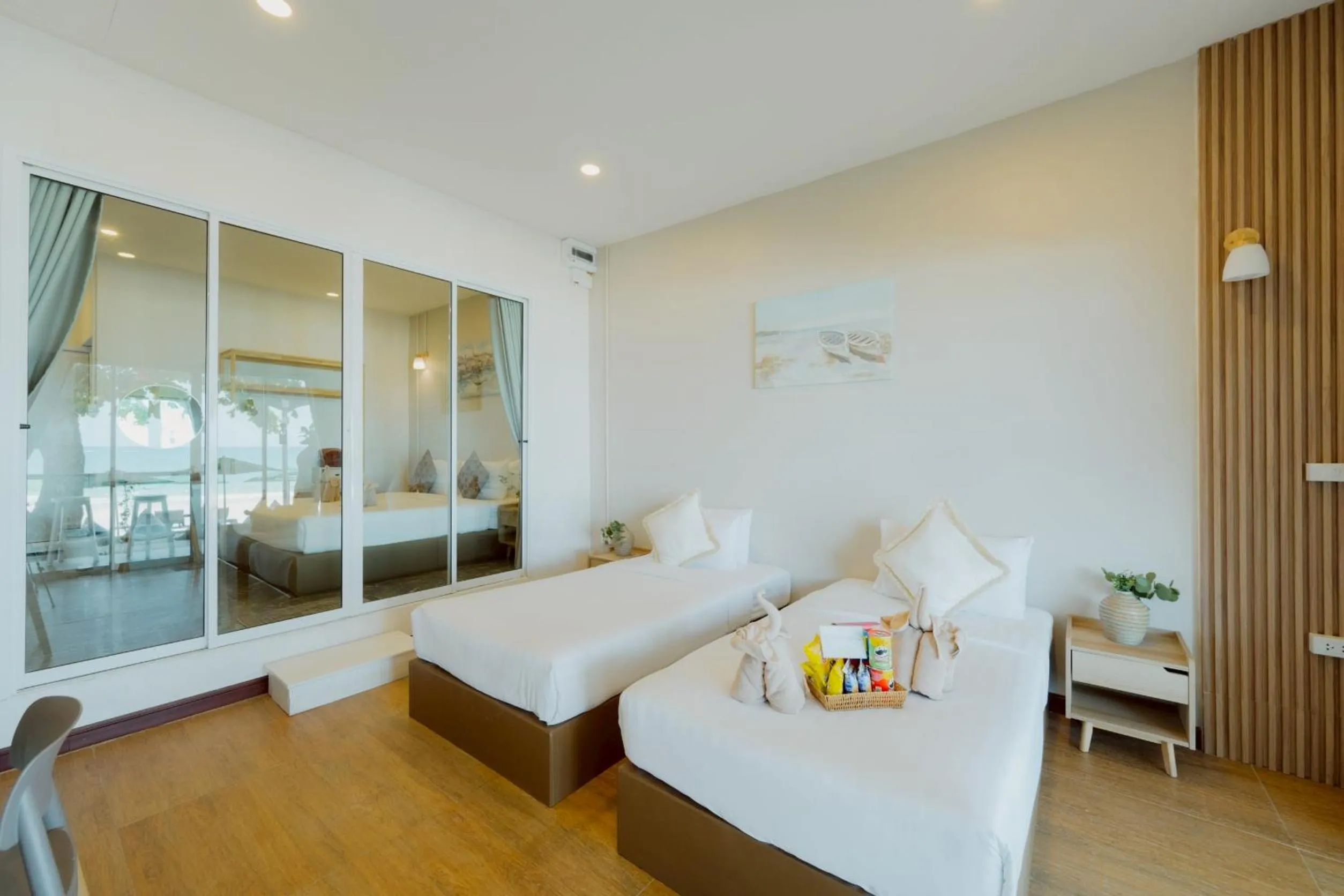 Bed in Samet Lucky Resort