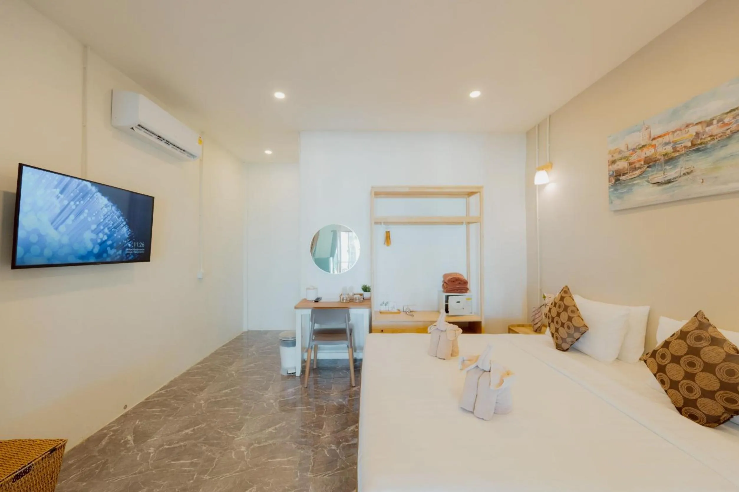 Bed in Samet Lucky Resort