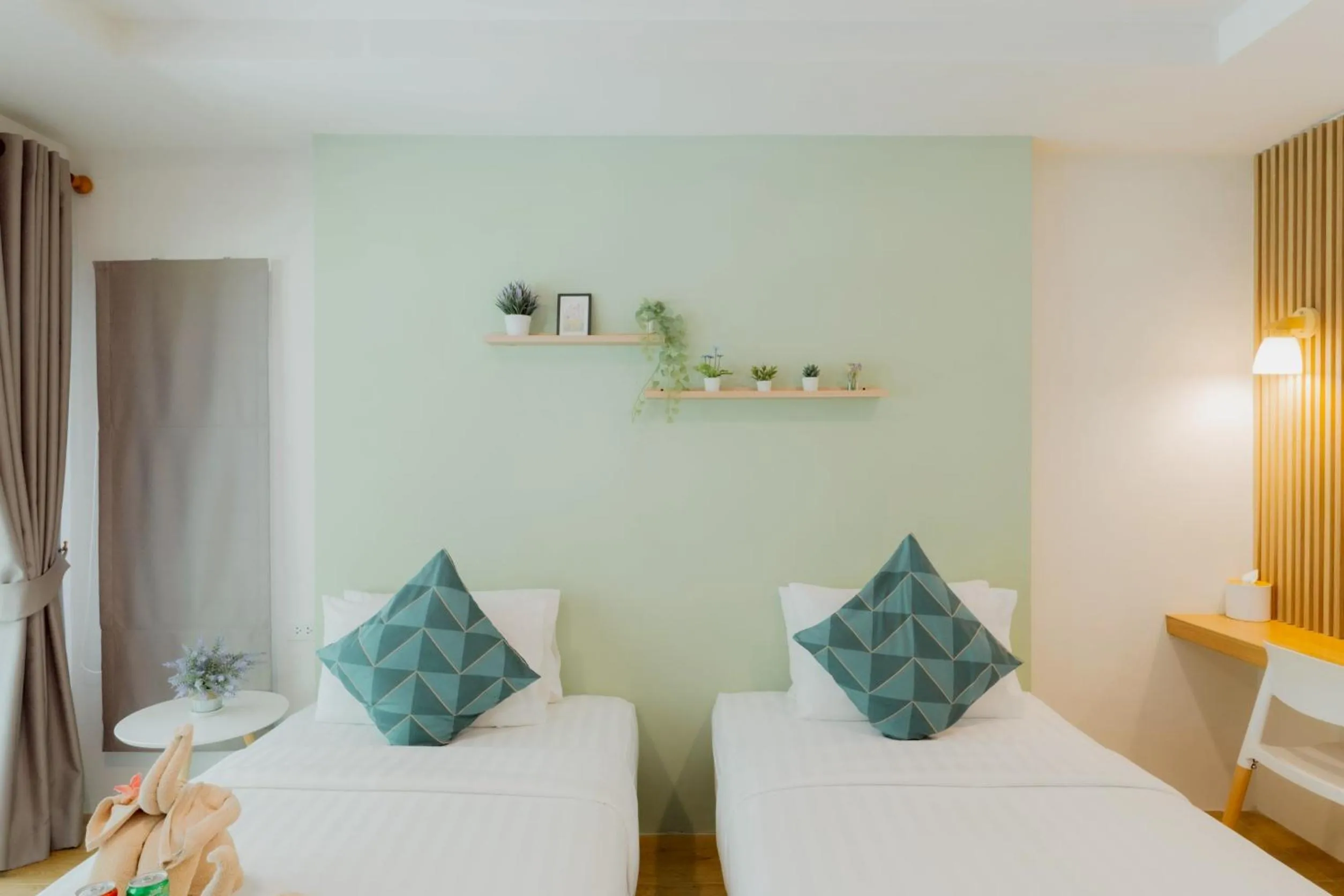 Bed in Samet Lucky Resort