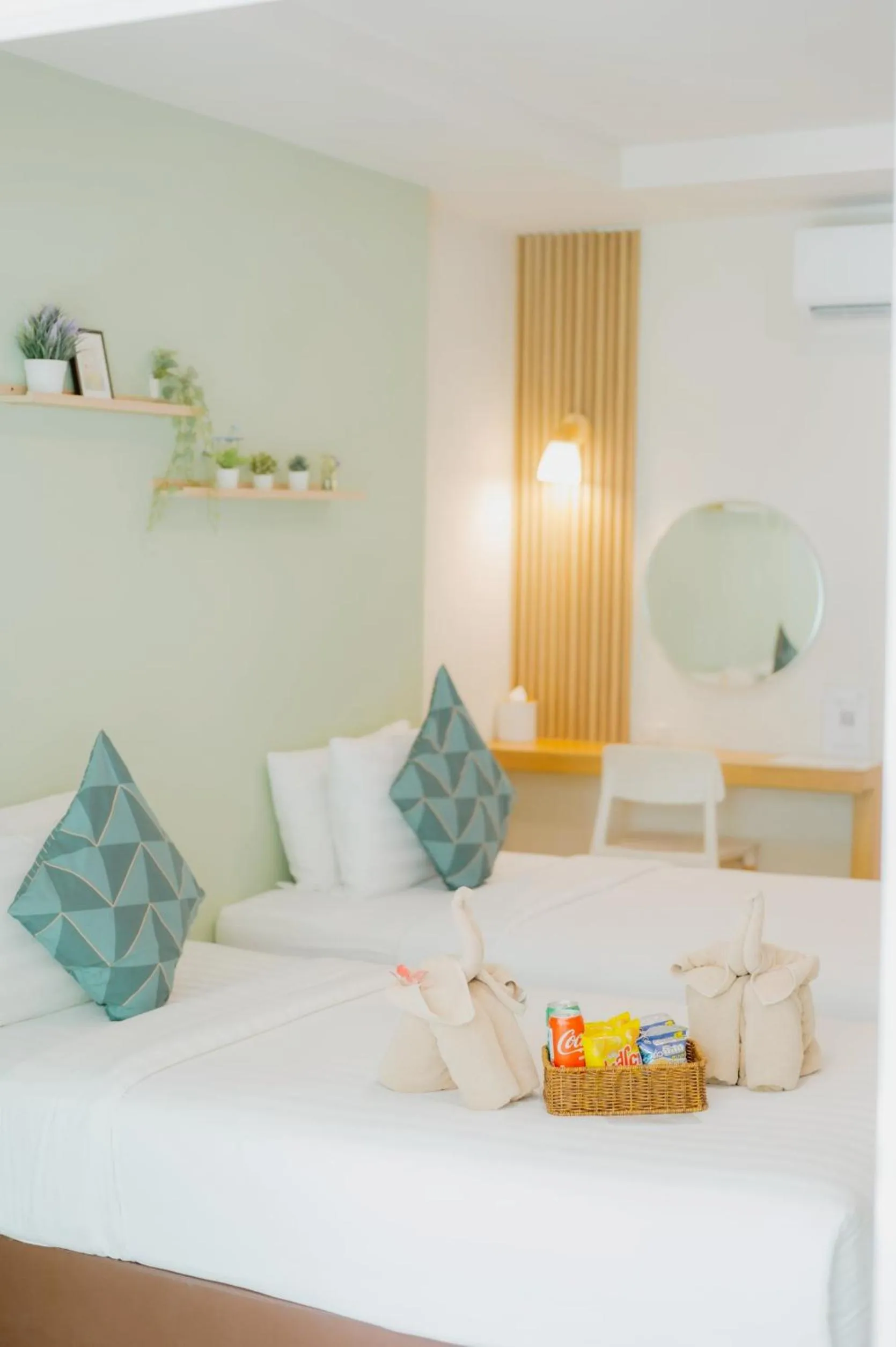 Bed in Samet Lucky Resort