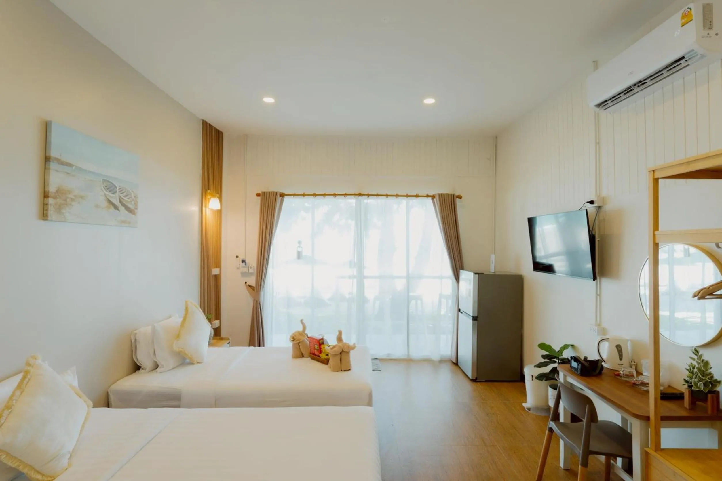 Bed in Samet Lucky Resort