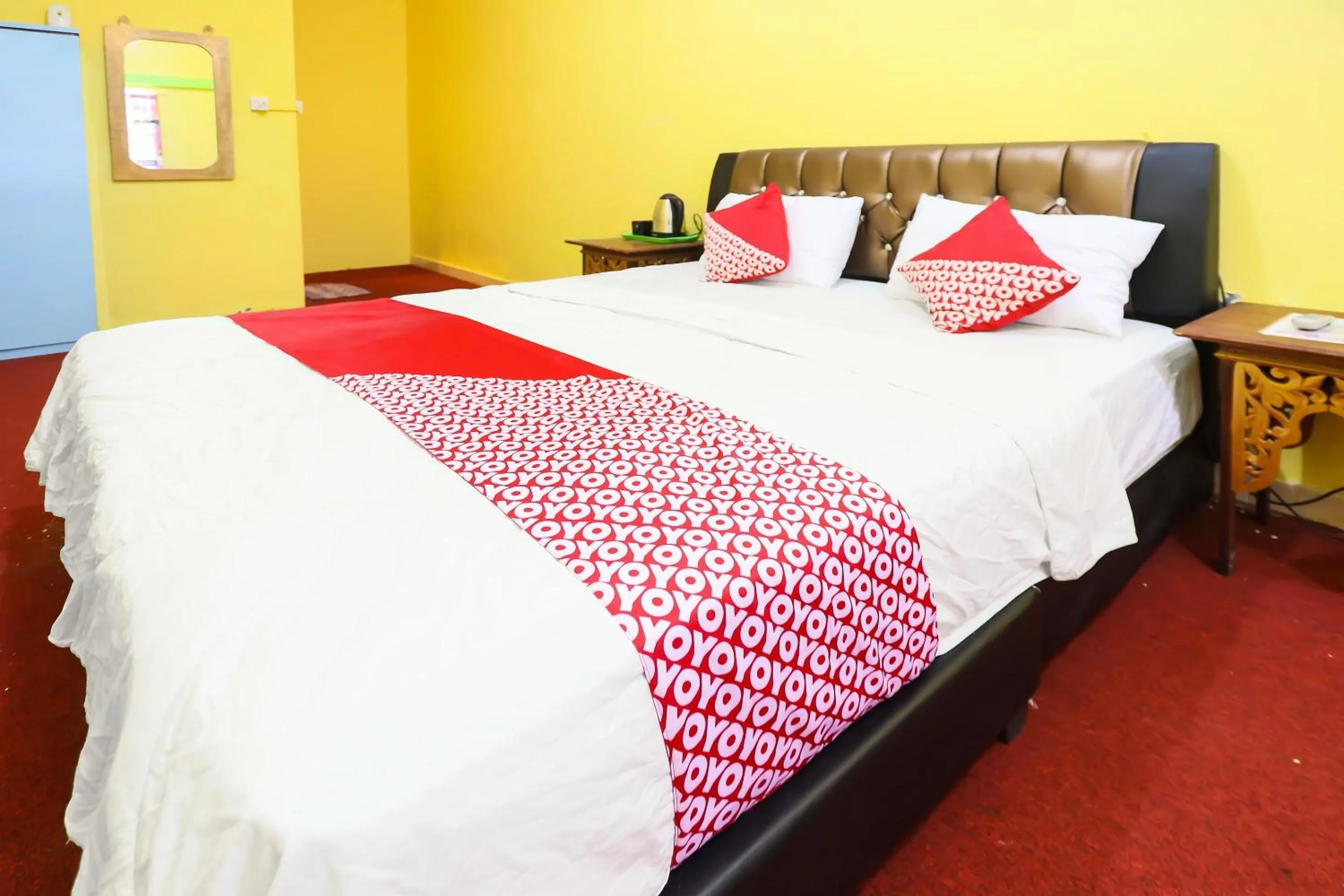 Bedroom, Bed in Hotel O Penginapan Sulthan Penyengat Syariah