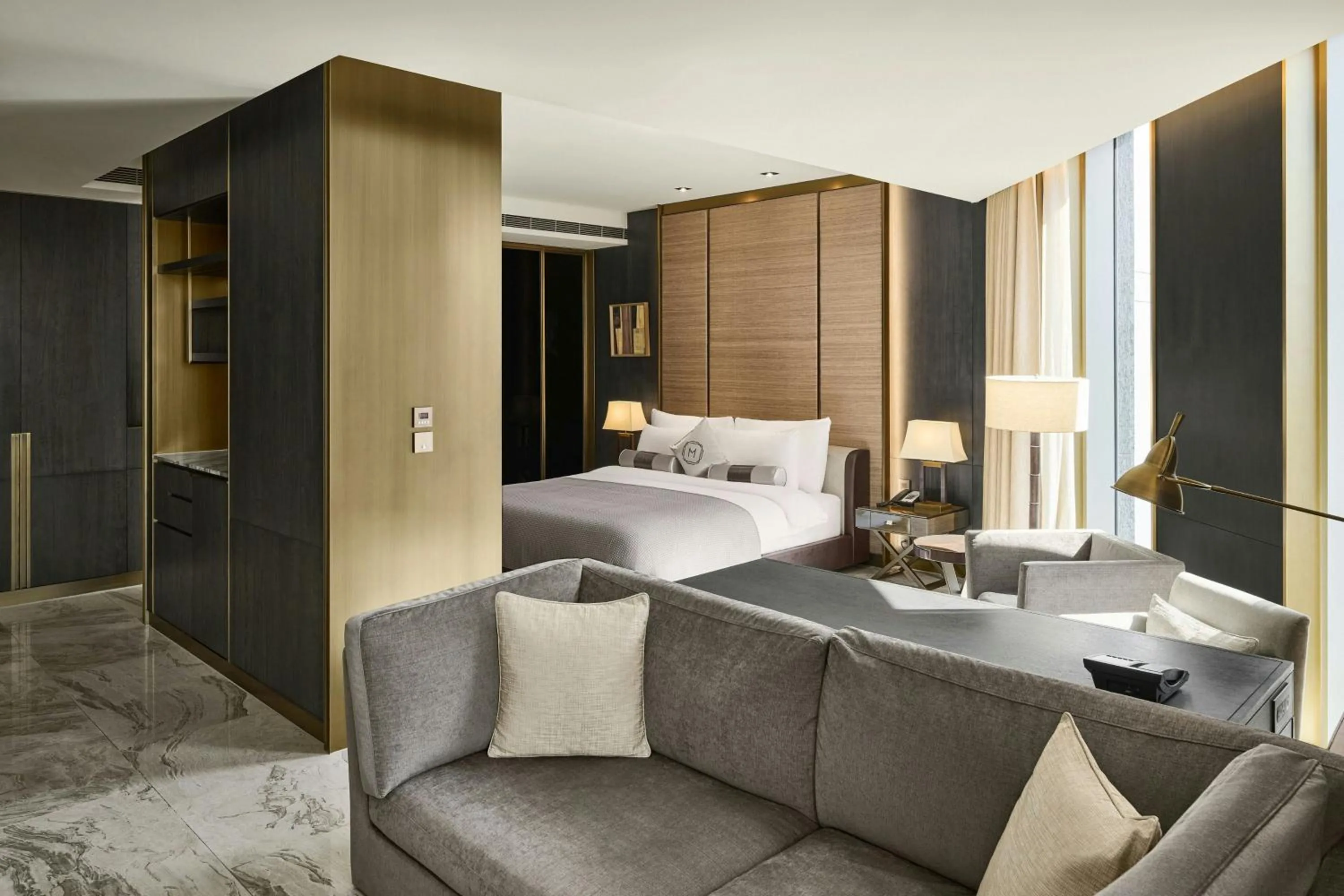 Bedroom, Bed in Madison Taipei, a Tribute Portfolio Hotel