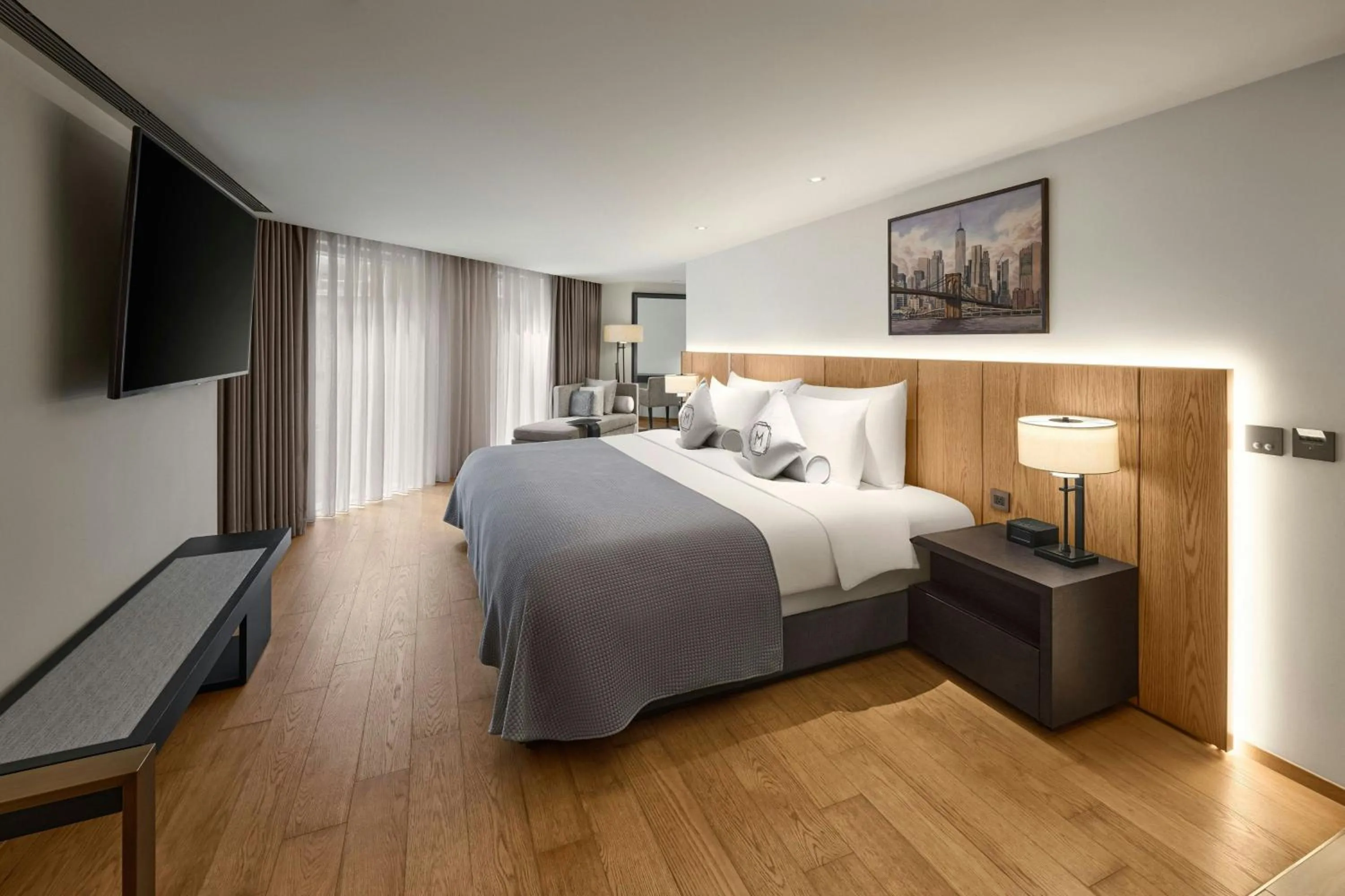 Photo of the whole room, Bed in Madison Taipei, a Tribute Portfolio Hotel