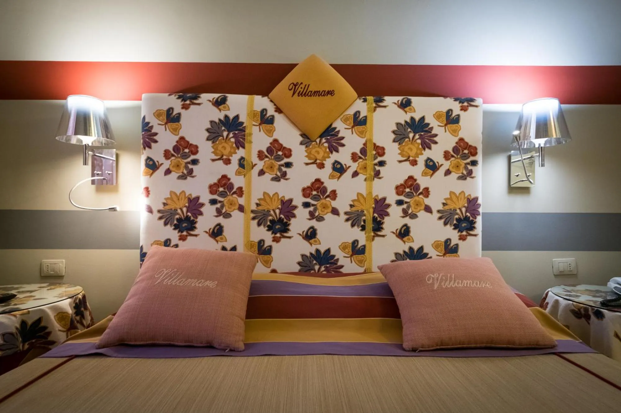 Bed in Hotel Villamare