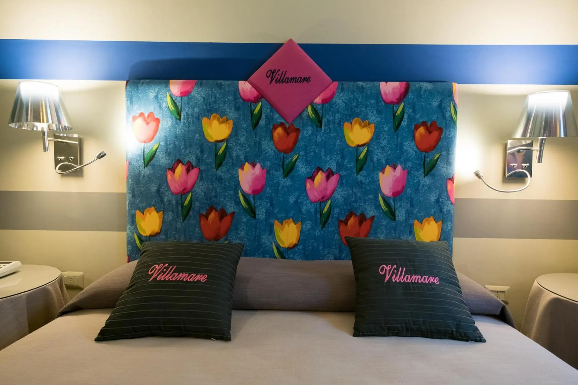 Bed in Hotel Villamare