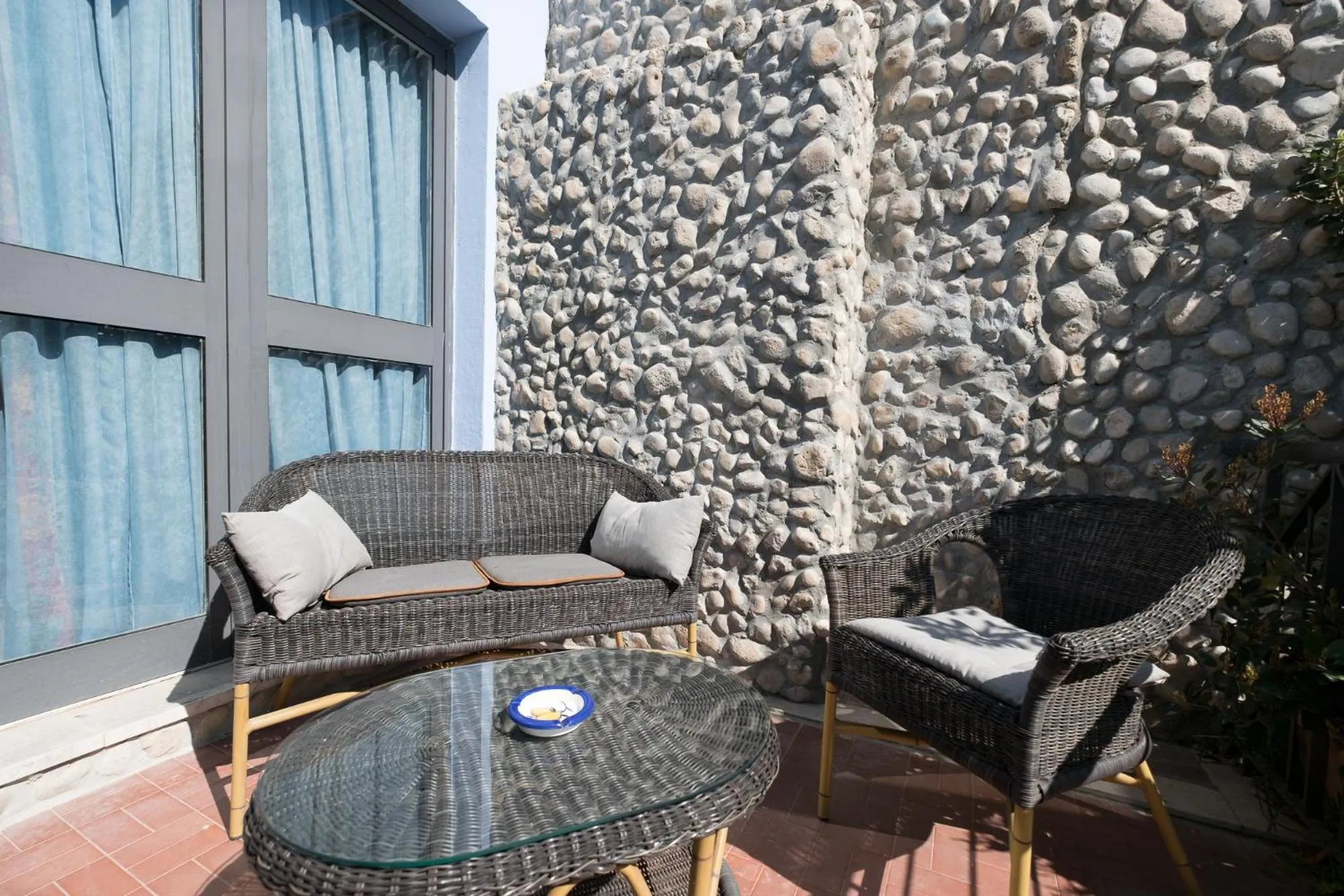 Patio in Hotel Villamare