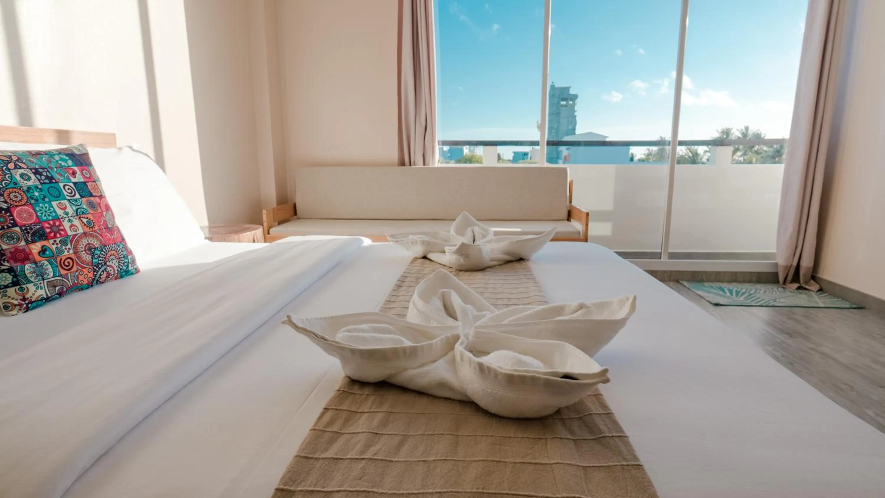 Bed in Lea Spa Hotel