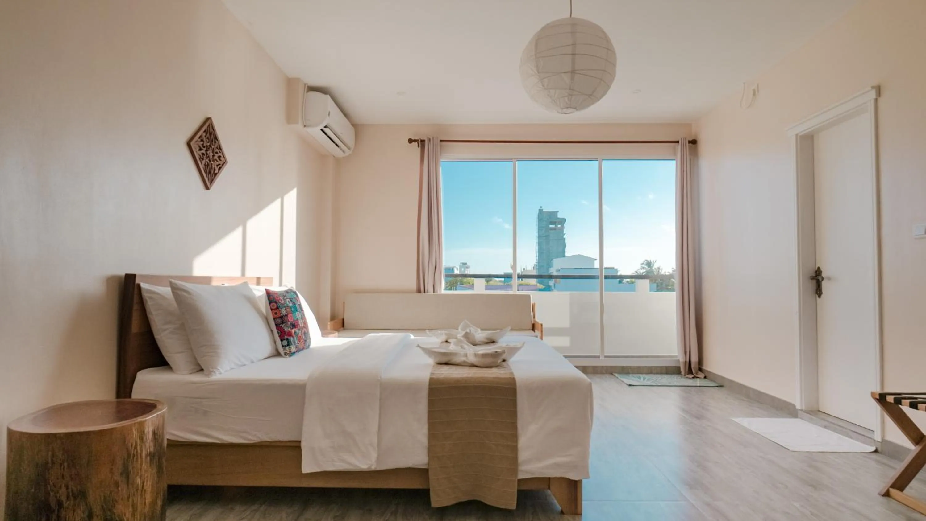 View (from property/room), Bed in Lea Spa Hotel