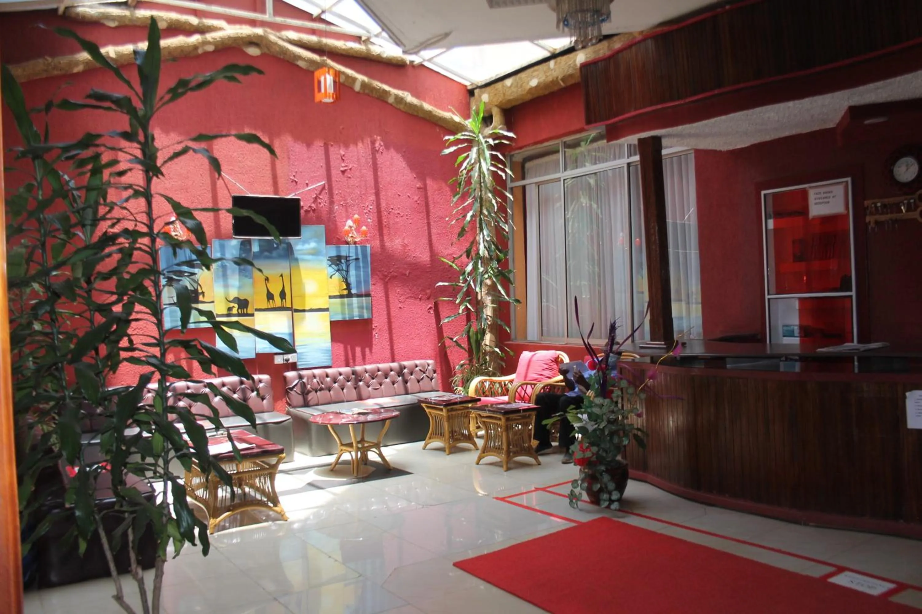 Seating area in Hotel Winstar