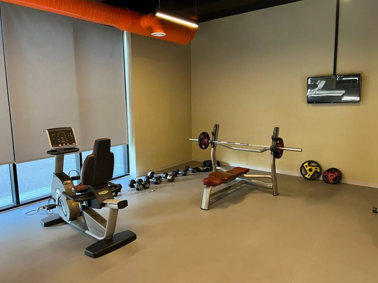Fitness centre/facilities in Deluxe Park Qusar Resort & Spa Hotel