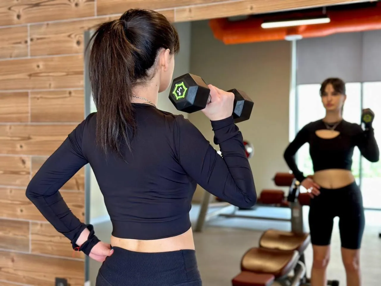 Fitness centre/facilities in Deluxe Park Qusar Resort & Spa Hotel