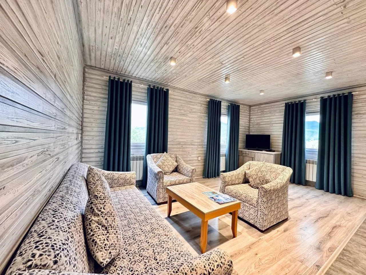 Living room in Deluxe Park Qusar Resort & Spa Hotel