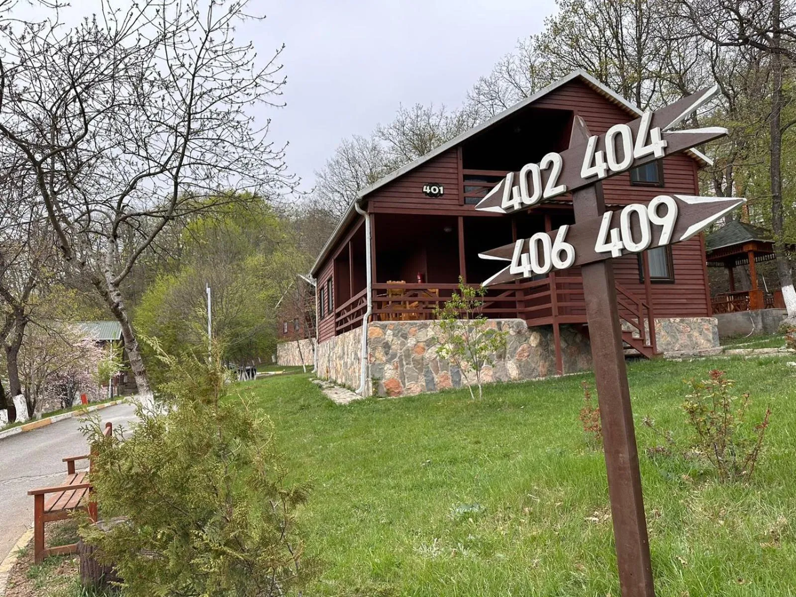 Property building in Deluxe Park Qusar Resort & Spa Hotel