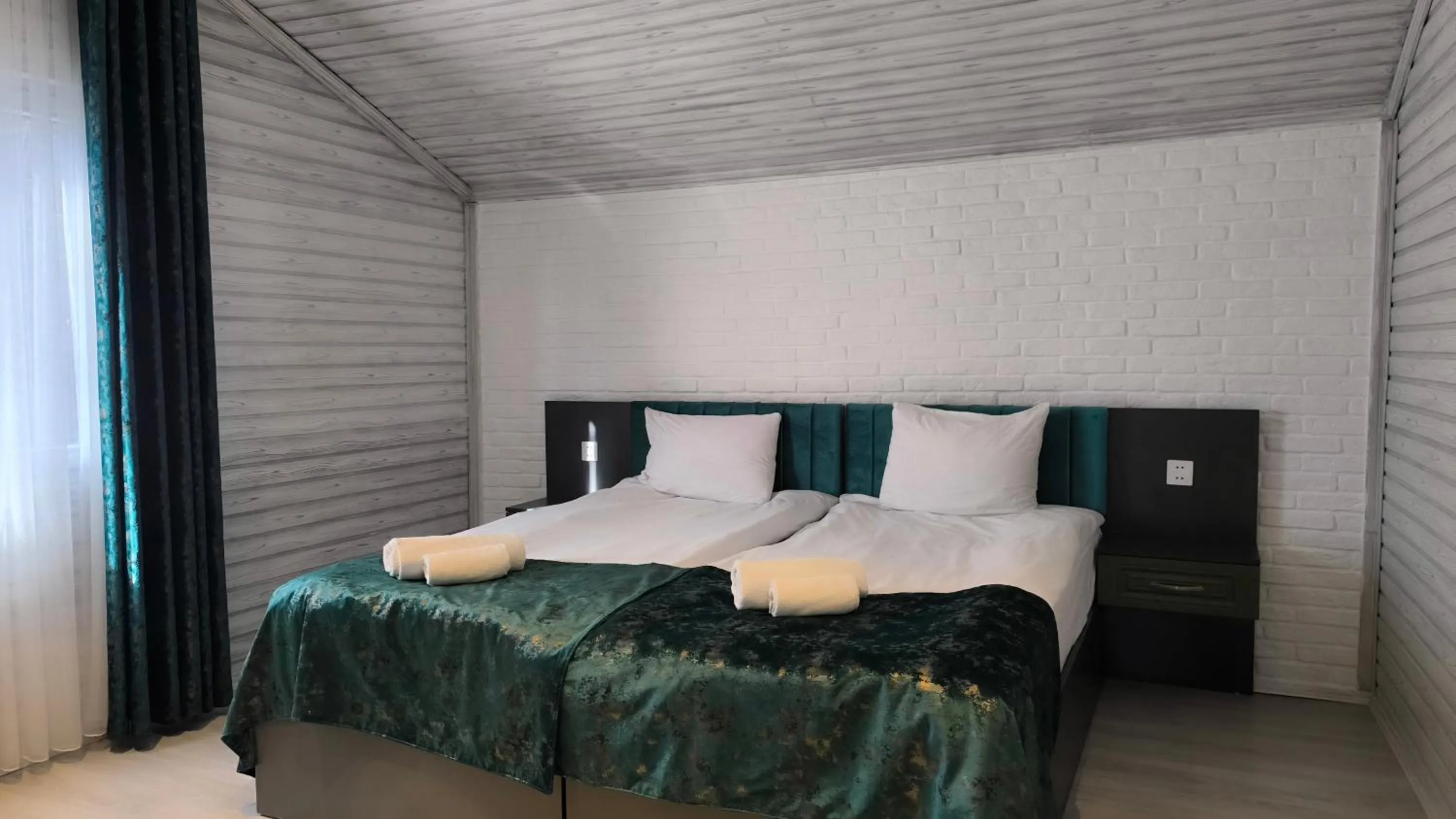 Bedroom, Bed in Deluxe Park Qusar Resort & Spa Hotel