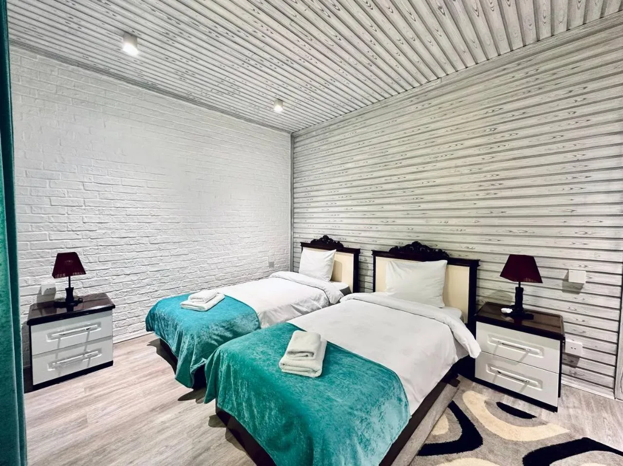 Bed in Deluxe Park Qusar Resort & Spa Hotel