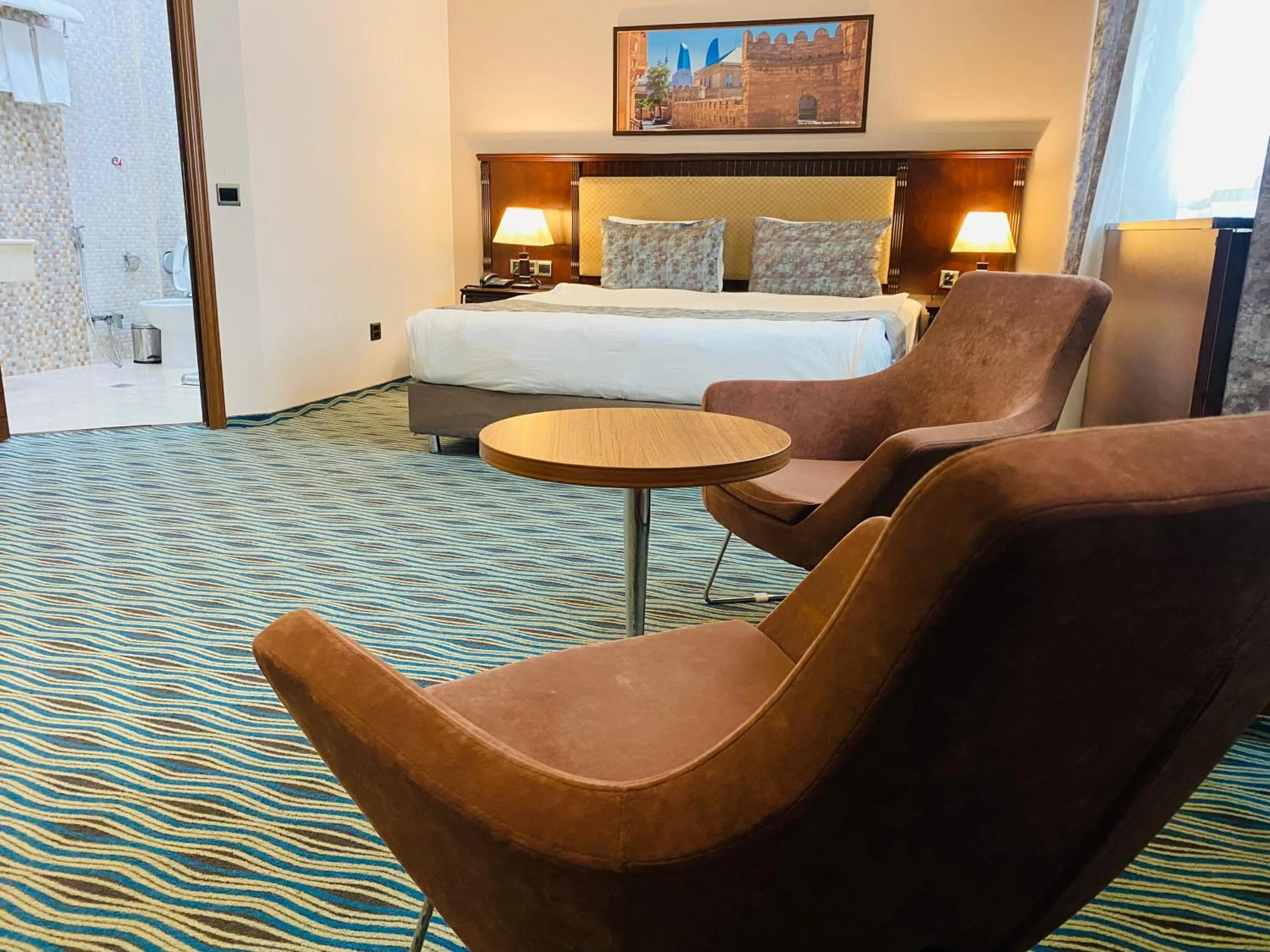 Living room in Marine Inn Hotel Baku