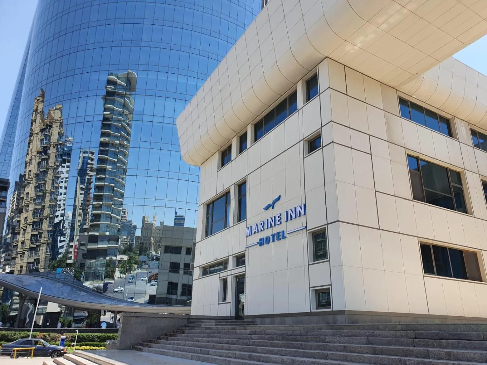 Property building in Marine Inn Hotel Baku