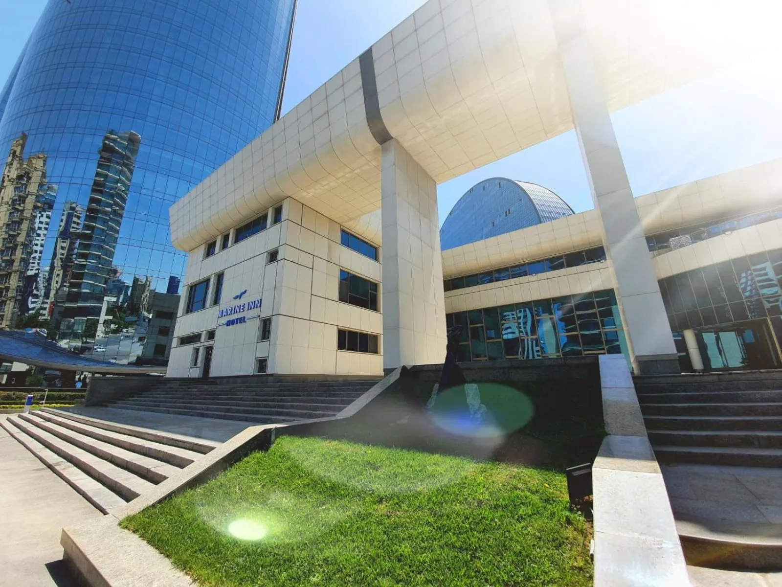 Property building in Marine Inn Hotel Baku