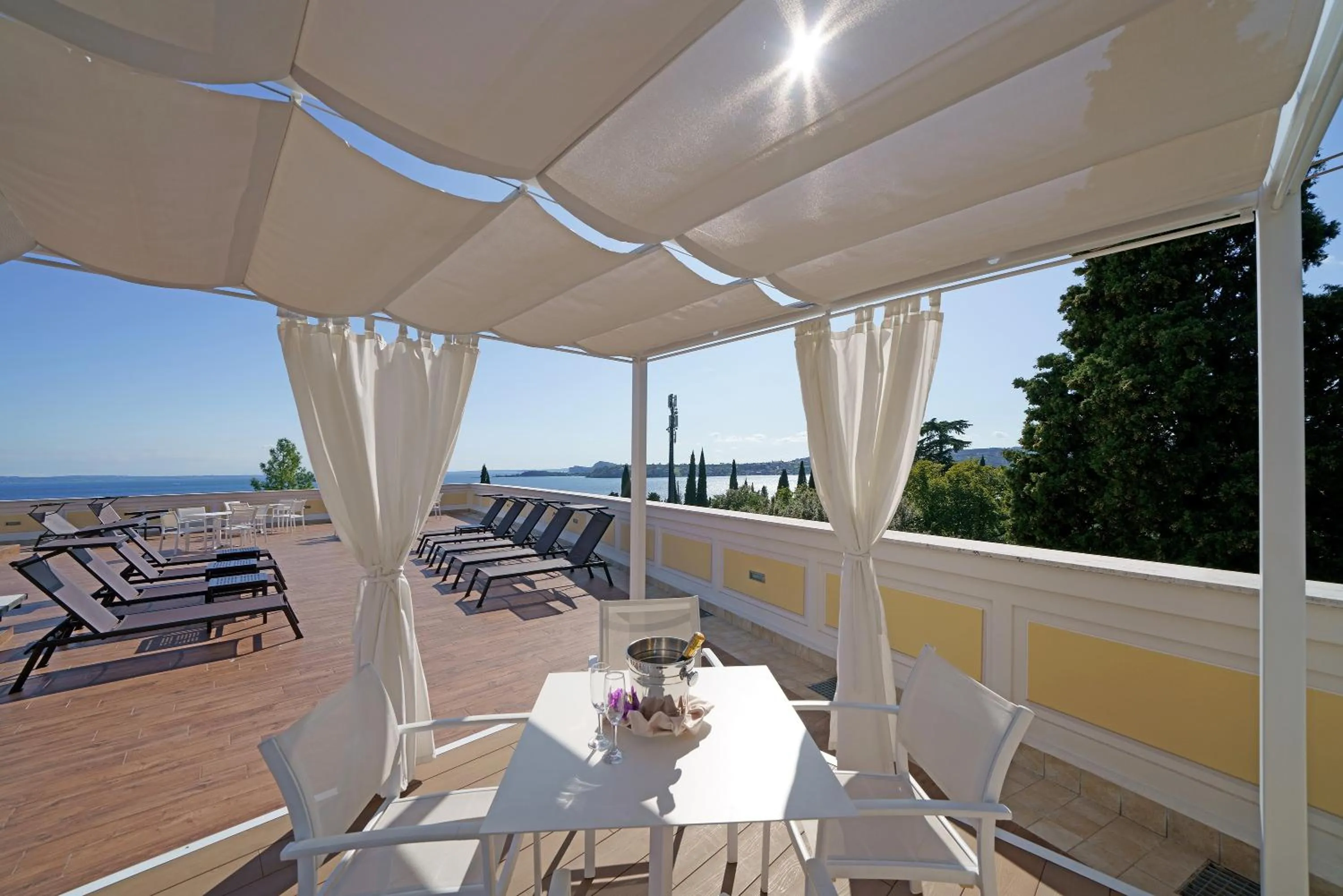 Balcony/Terrace in Villa Sofia Hotel