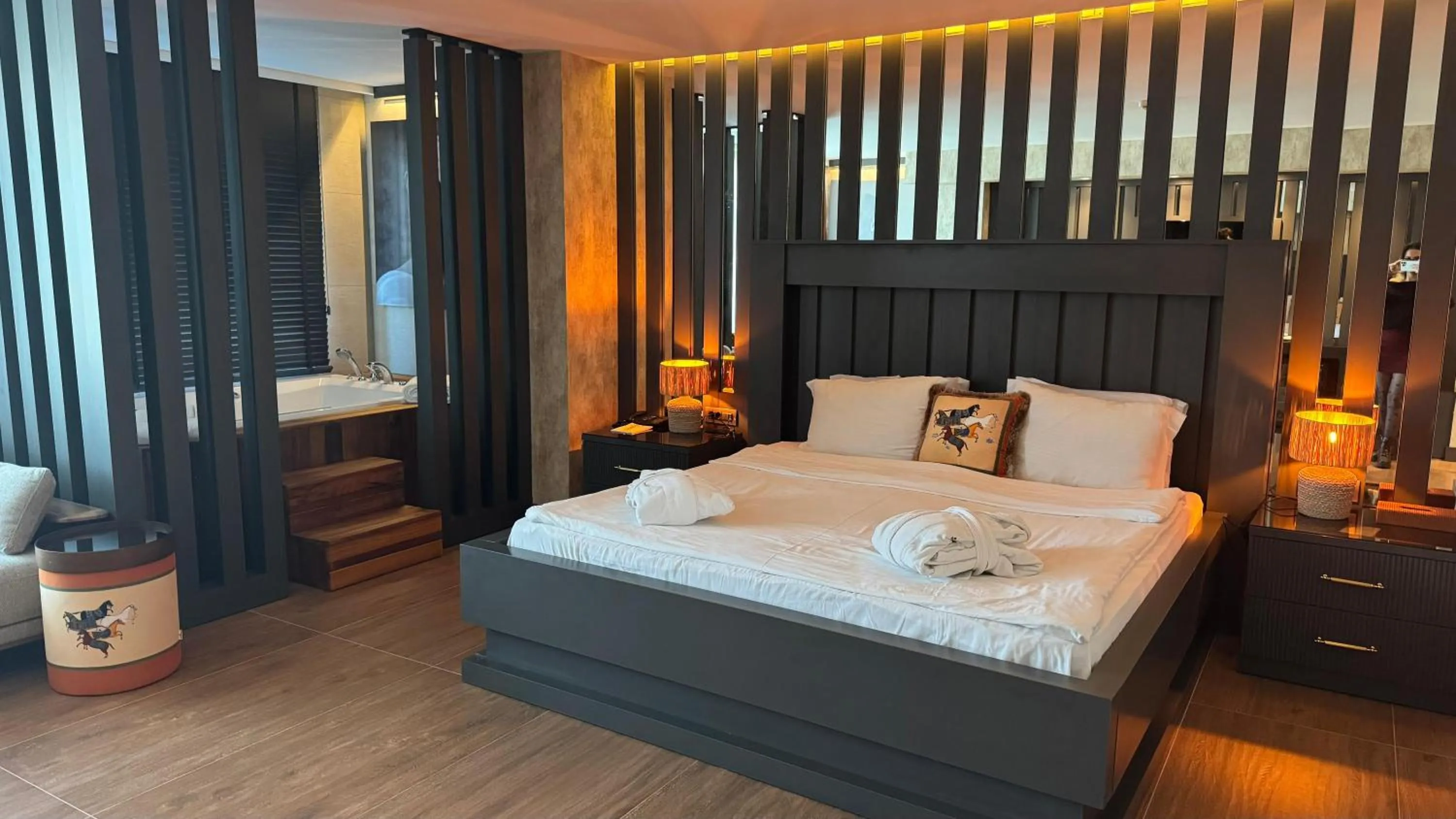 Bed in Sirin Park Hotel