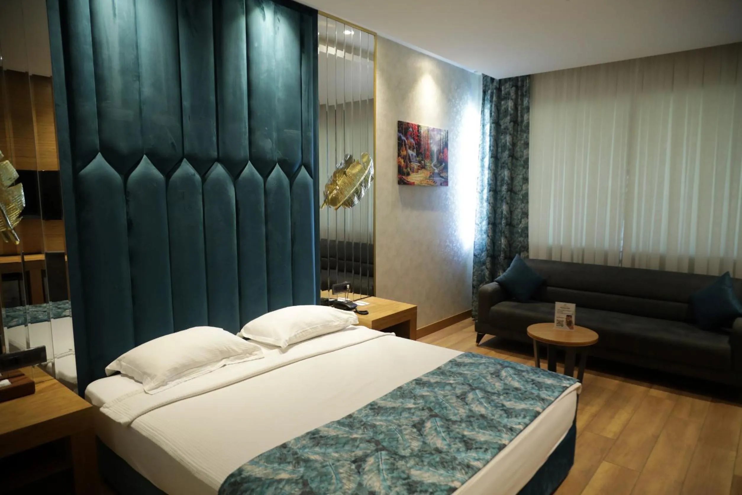 Bed in Sirin Park Hotel