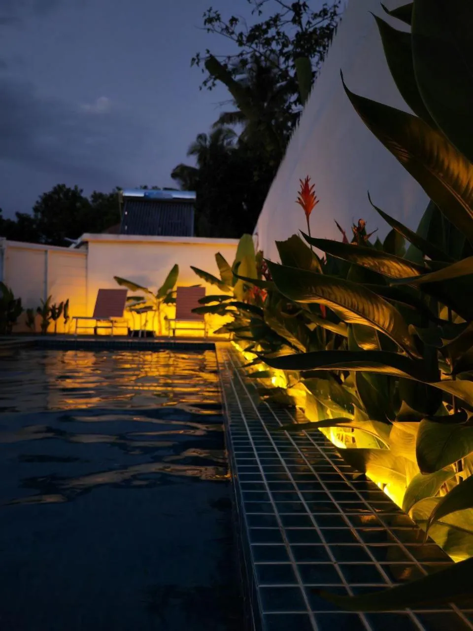 Swimming pool in Found Mansion