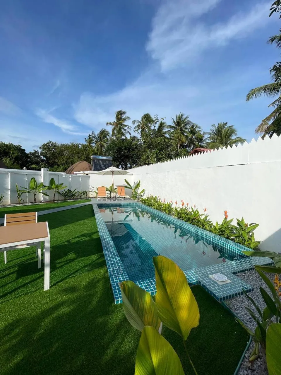 Swimming pool in Found Mansion