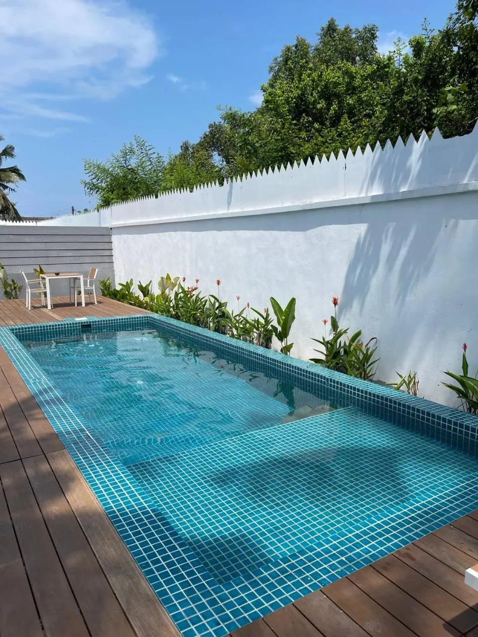 Swimming pool in Found Mansion