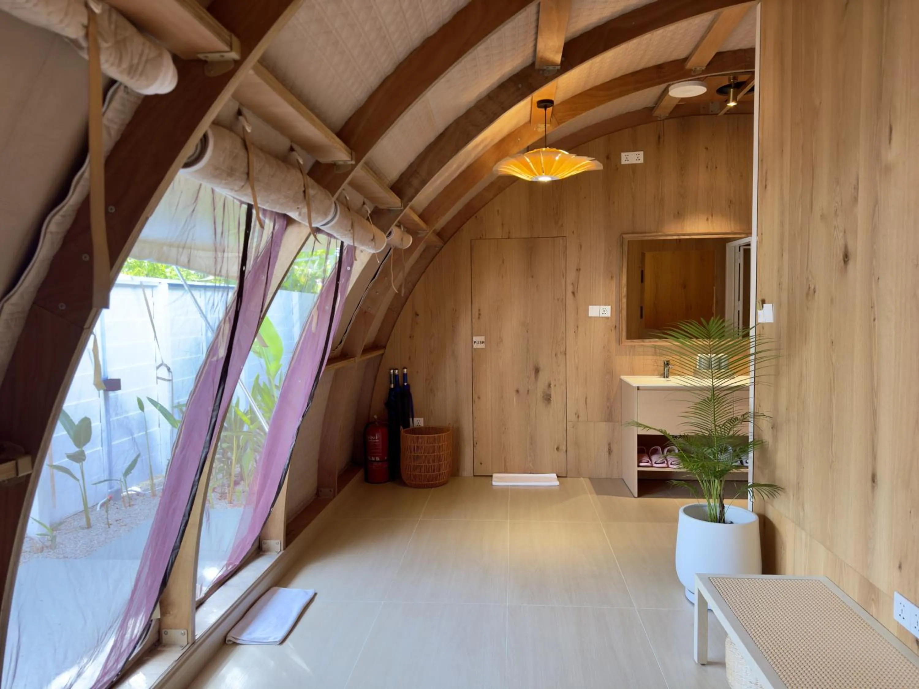 Living room in Found Mansion