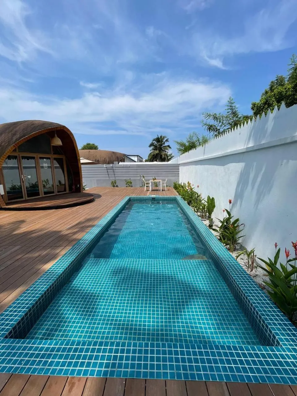 Swimming pool in Found Mansion