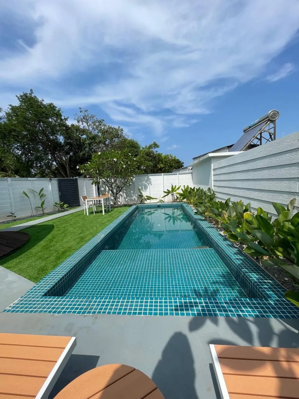 Swimming pool in Found Mansion