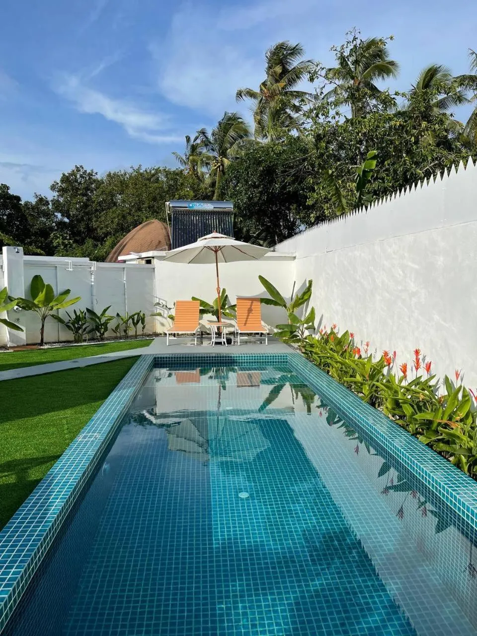 Swimming pool in Found Mansion