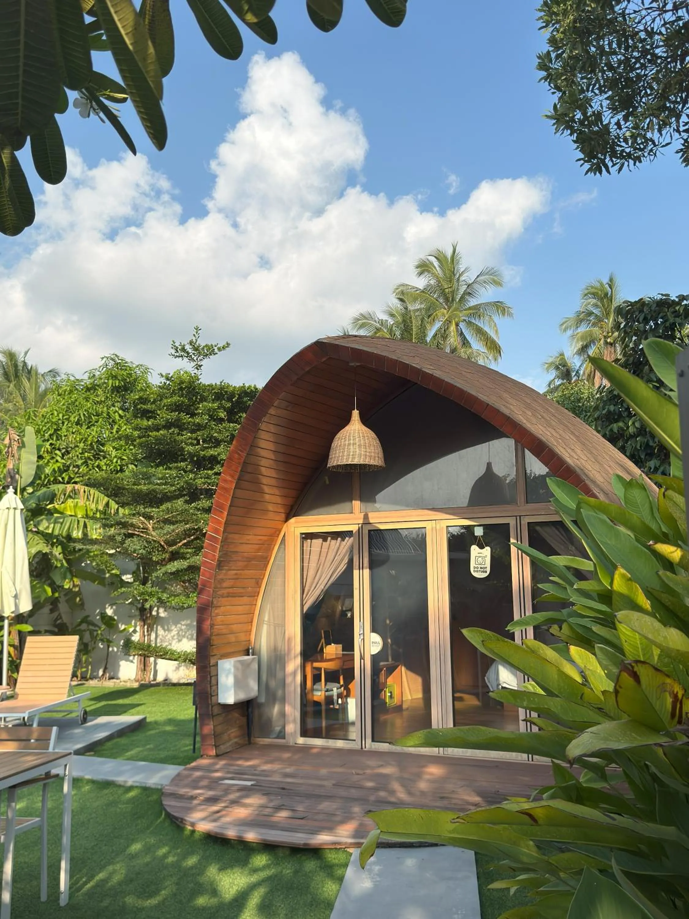 Garden view in Found Mansion