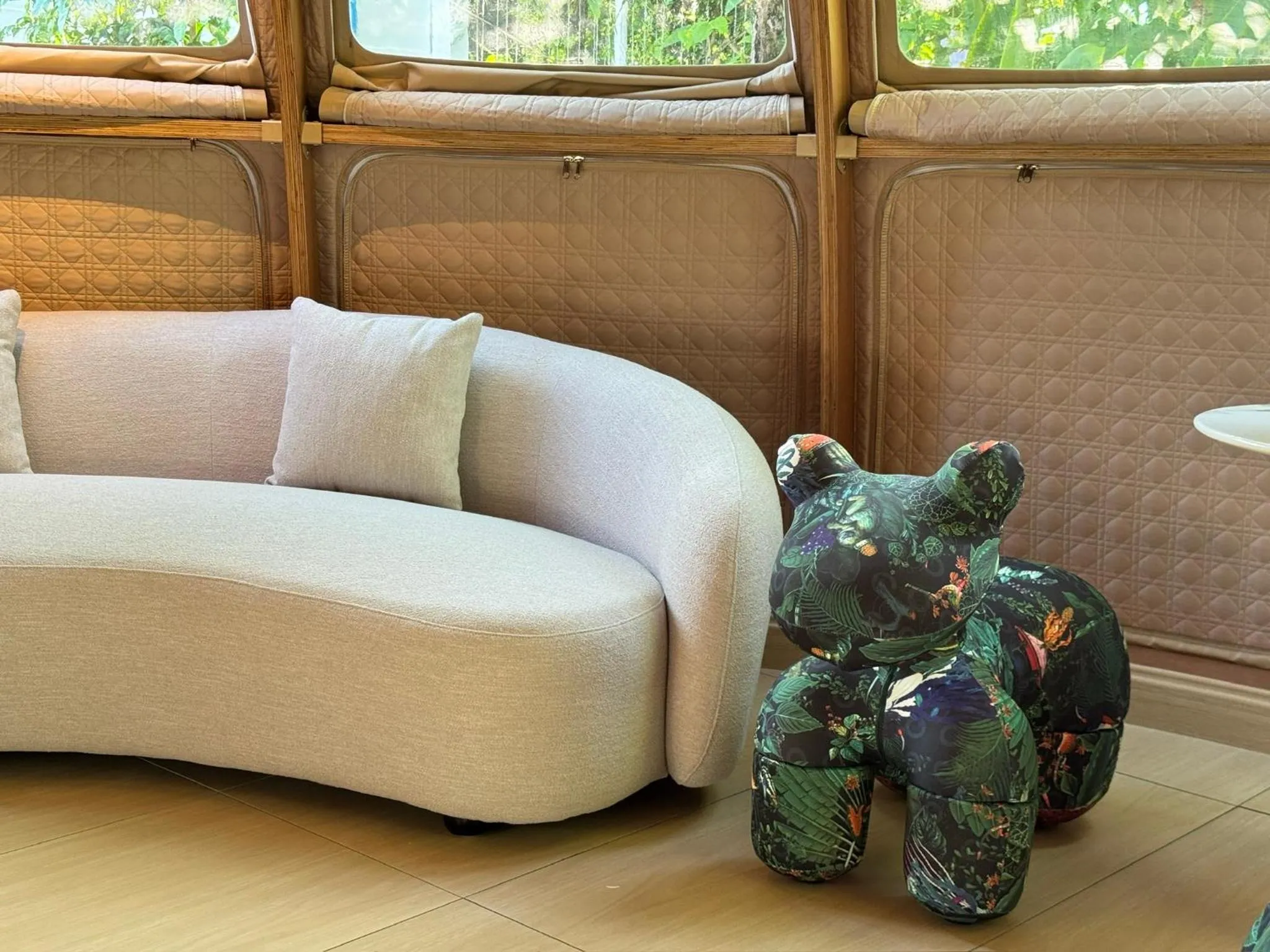 Seating area in Found Mansion