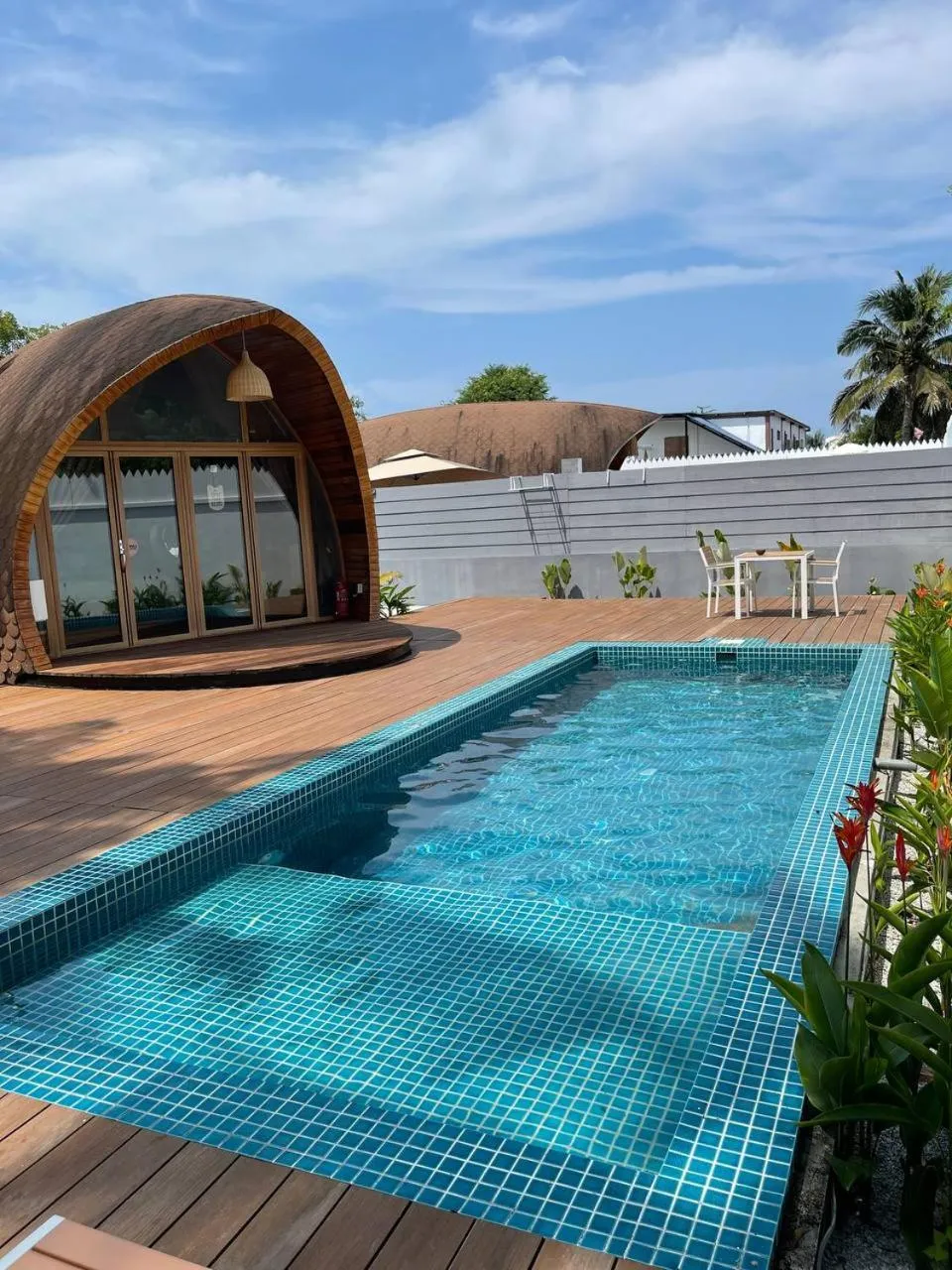 Swimming pool in Found Mansion