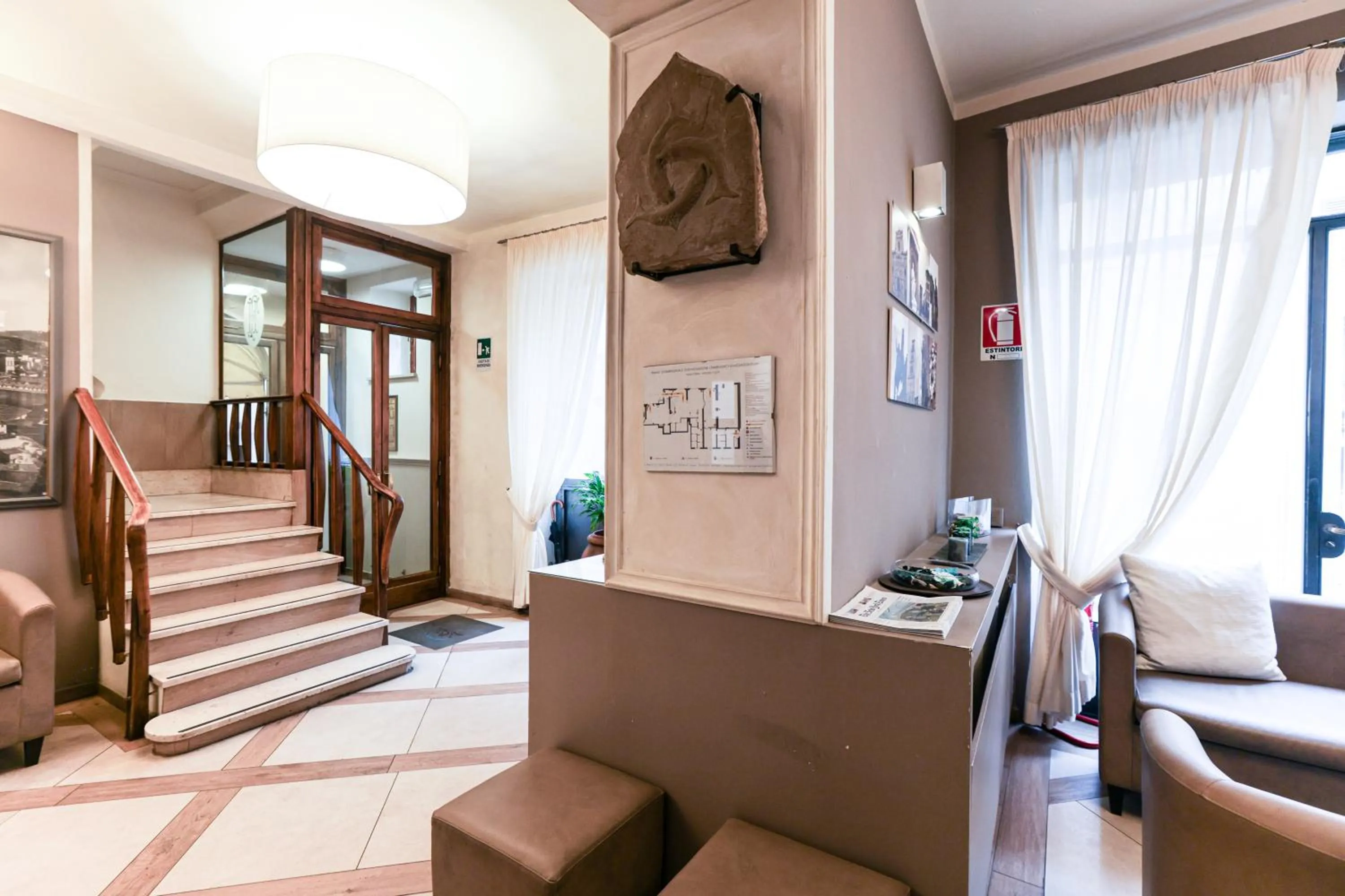 Lobby or reception in Albergo Firenze