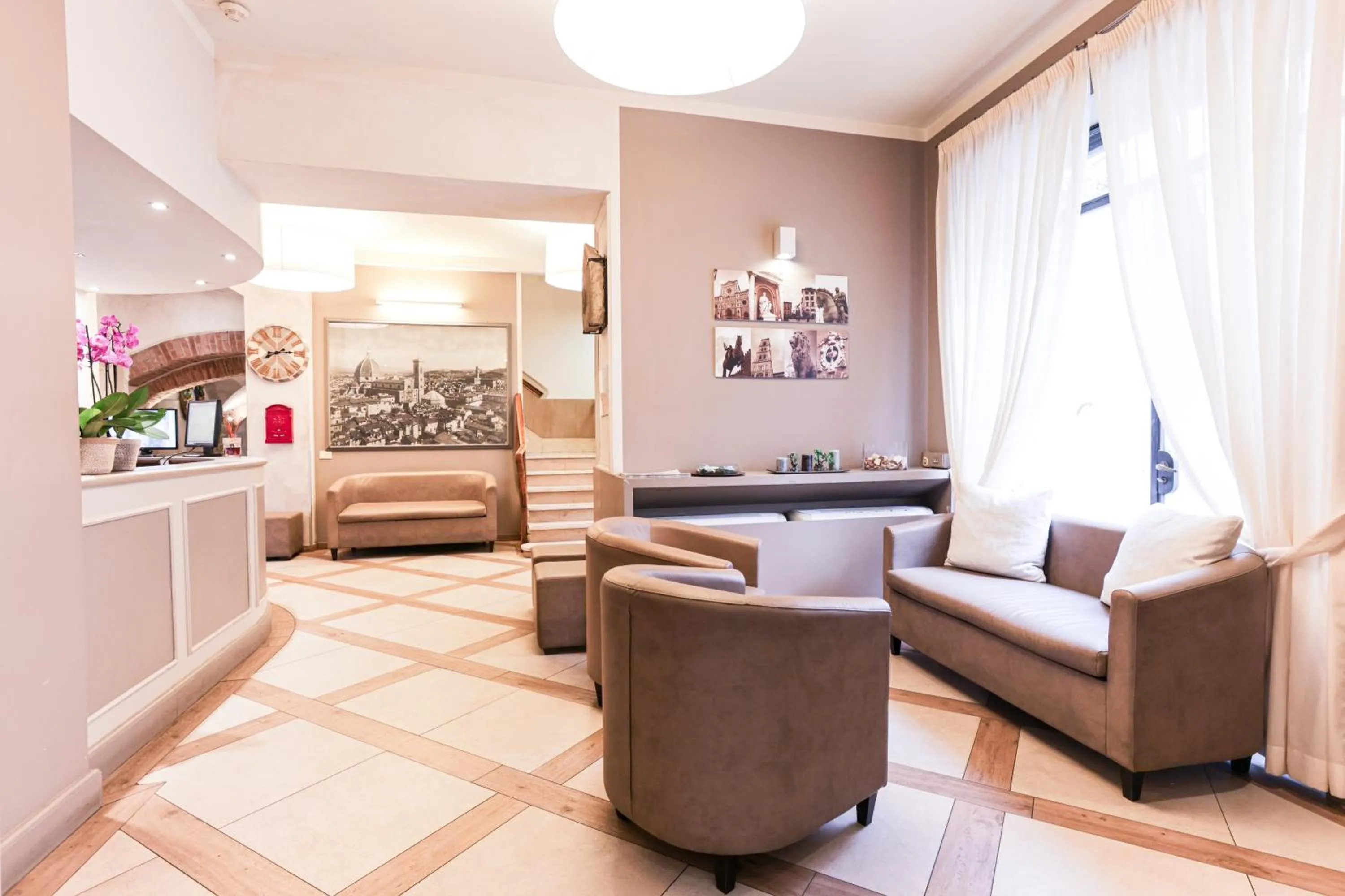 Lobby or reception in Albergo Firenze