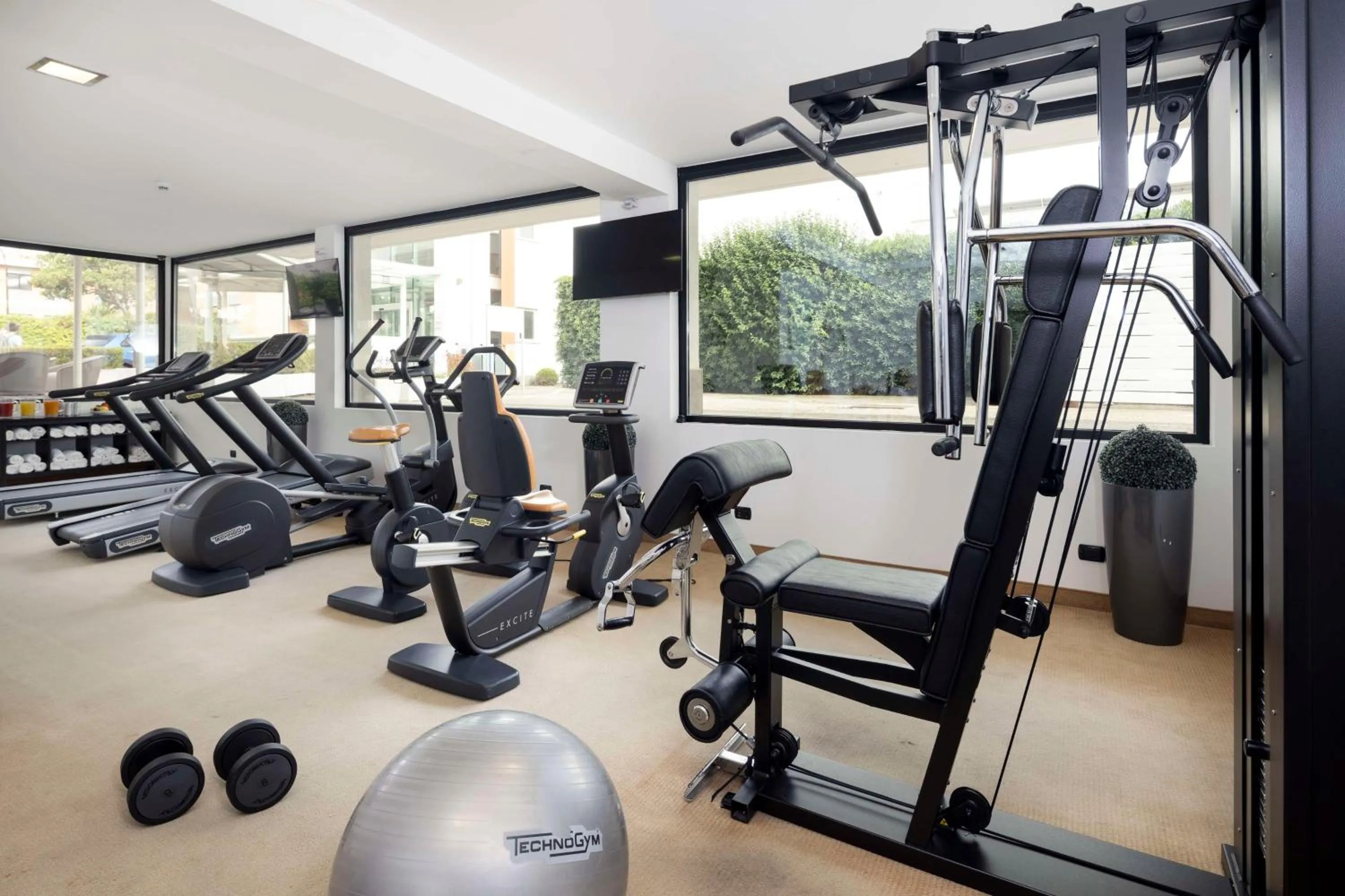 Fitness centre/facilities in Best Western Hotel Rome Airport