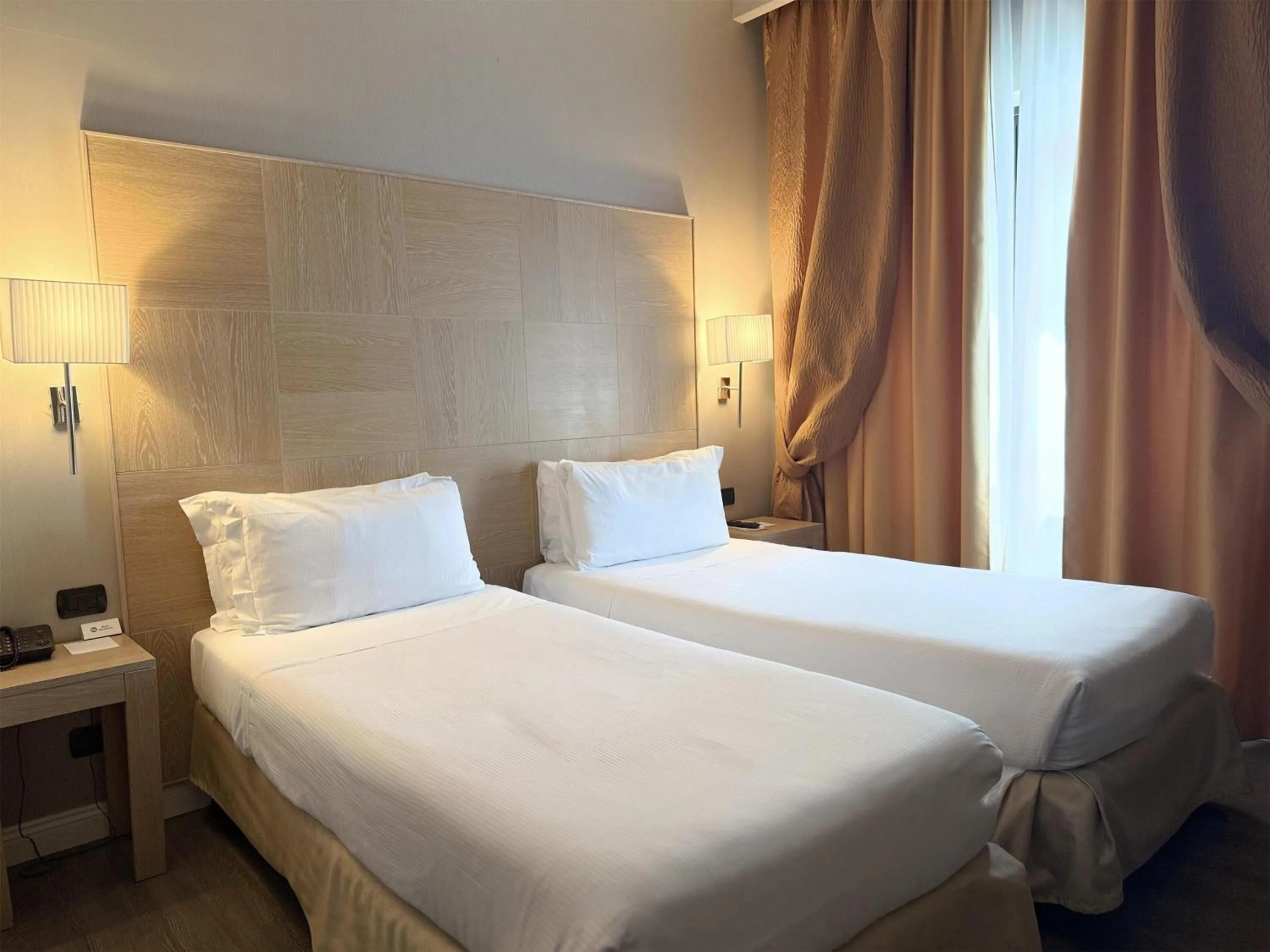 Bedroom, Bed in Best Western Hotel Rome Airport