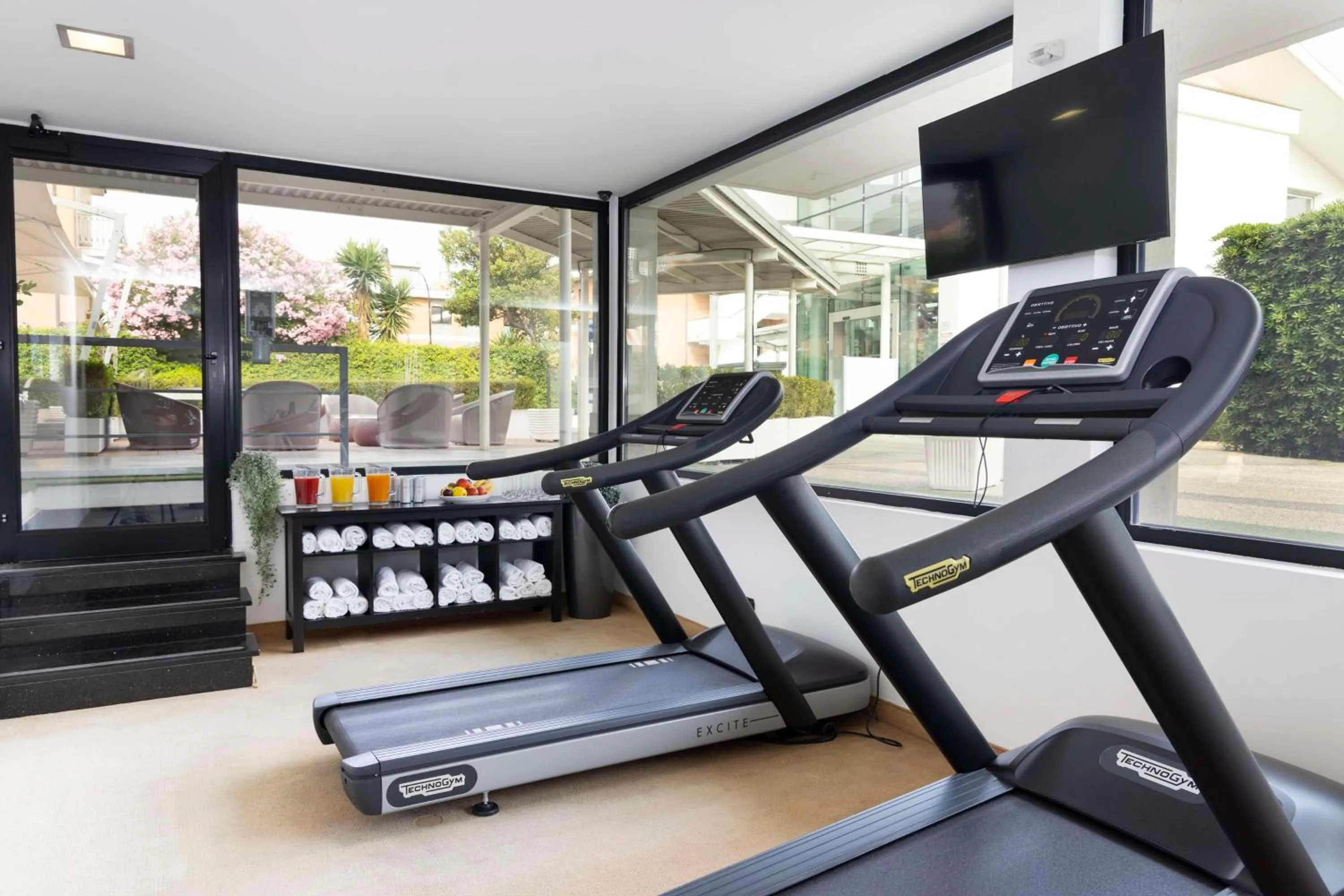 Fitness centre/facilities in Best Western Hotel Rome Airport