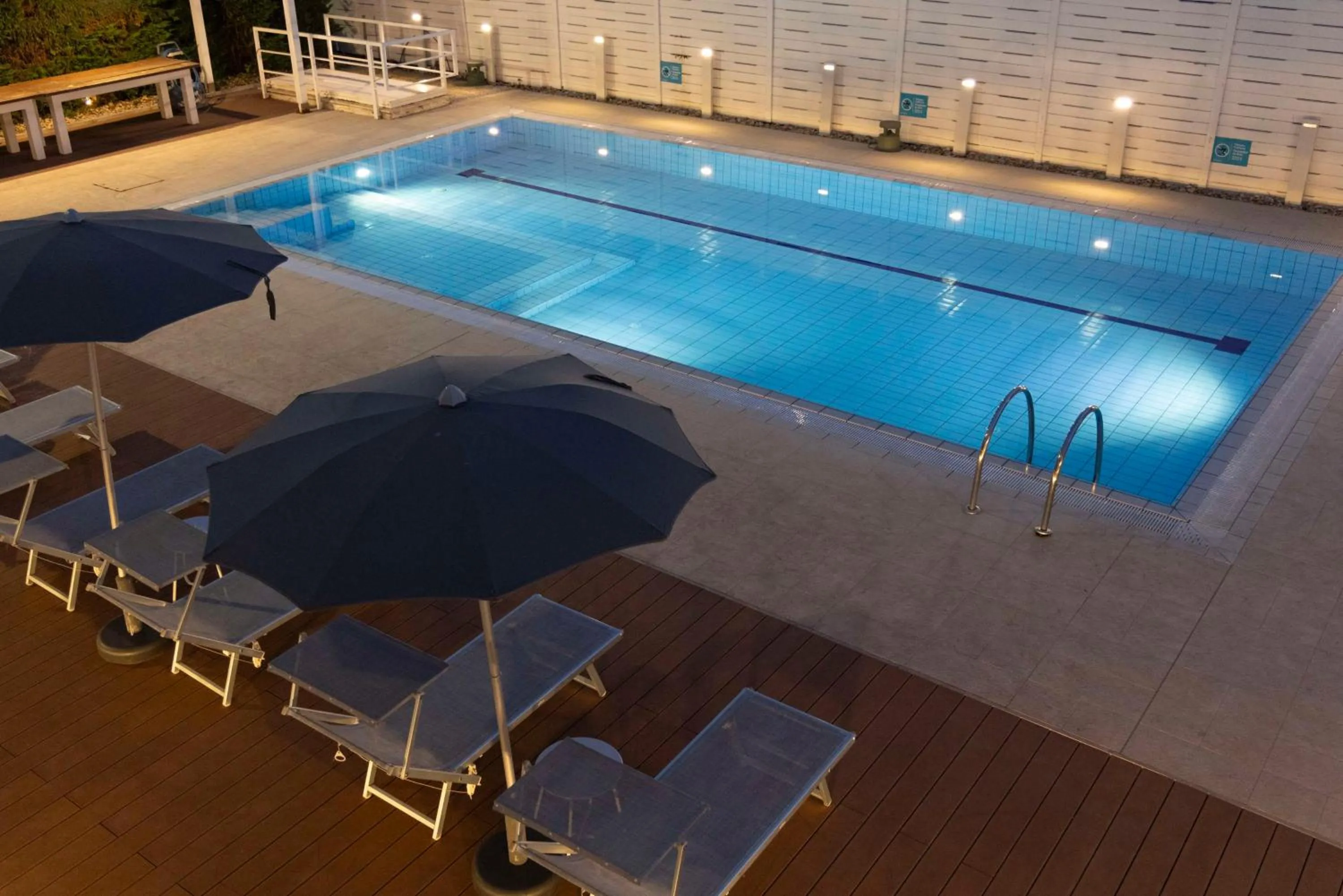 Pool view in Best Western Hotel Rome Airport