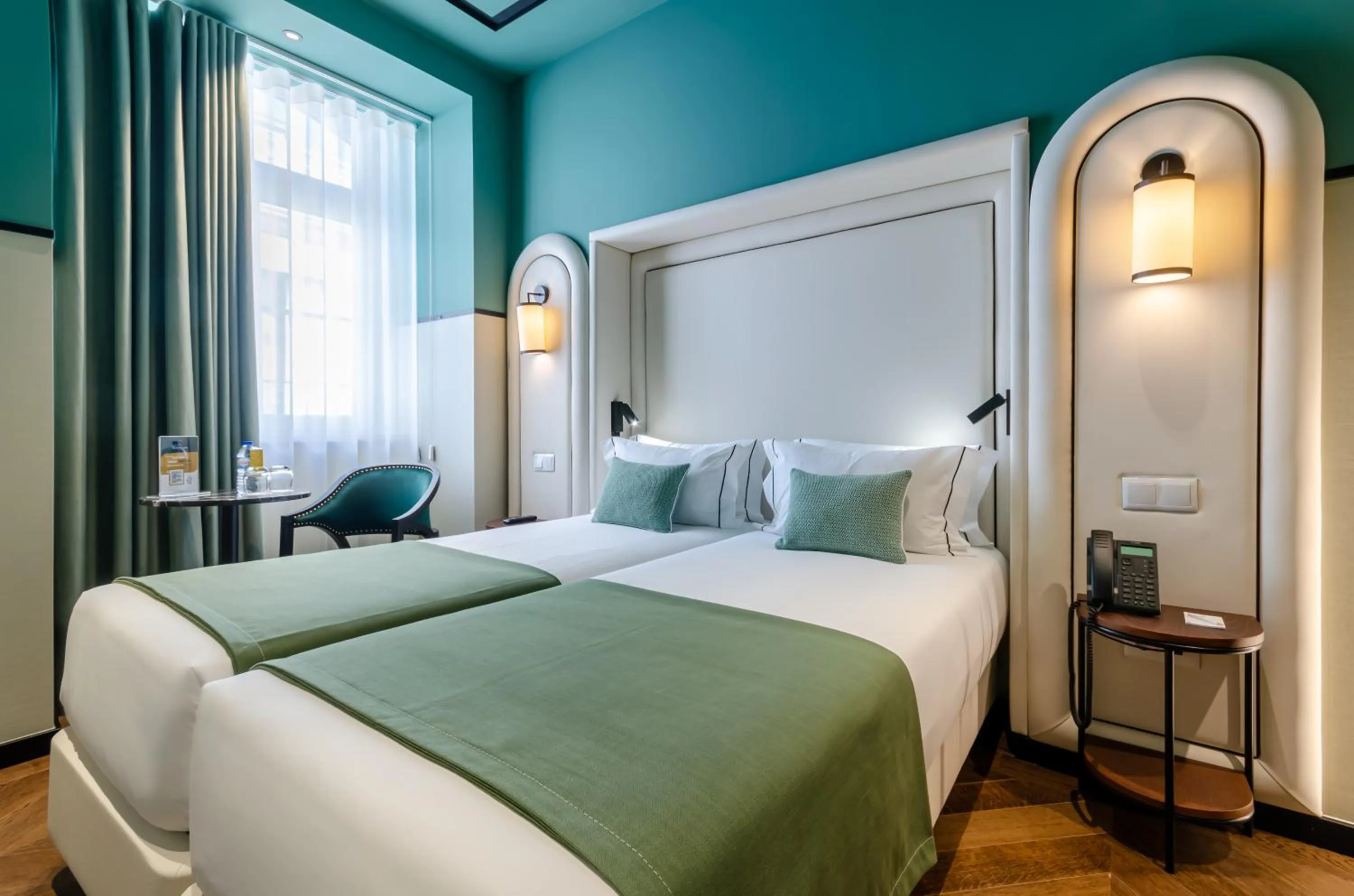 Bedroom, Bed in Nicola Rossio Hotel