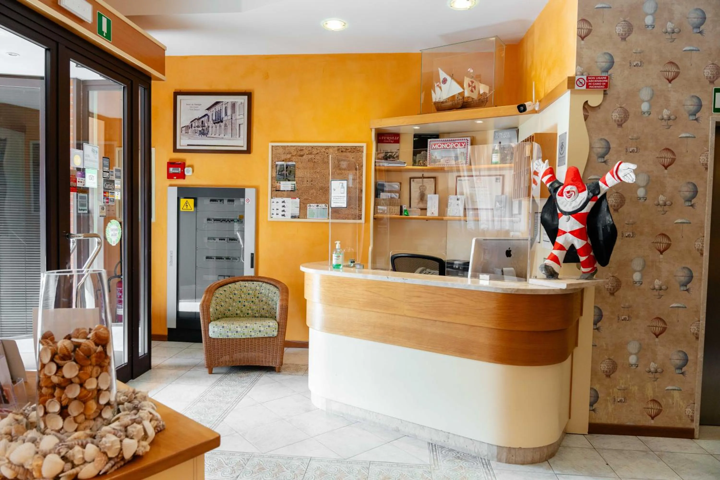 Lobby or reception in Hotel Pardini