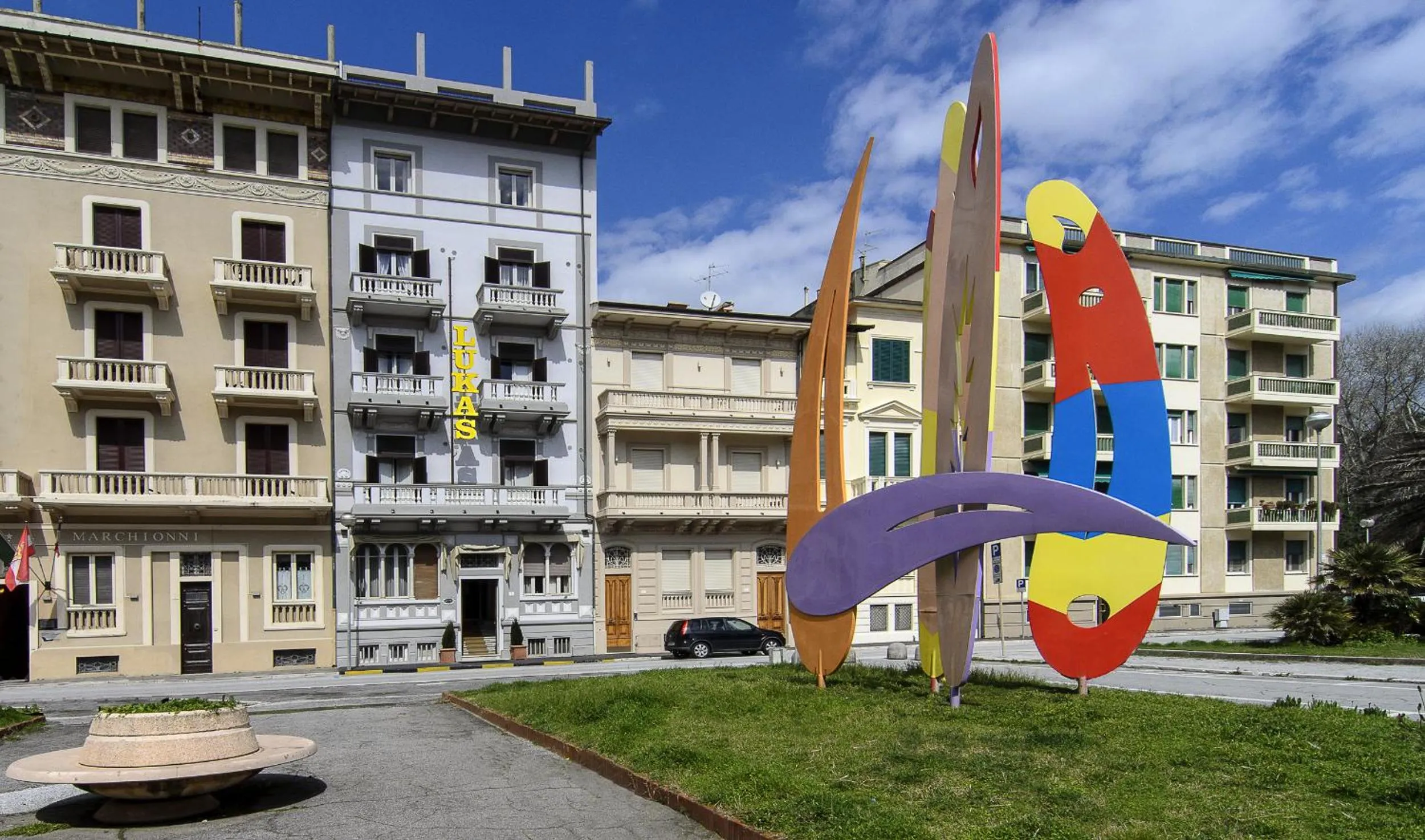 Facade/entrance in Hotel Lukas Vegetarian & Vegan