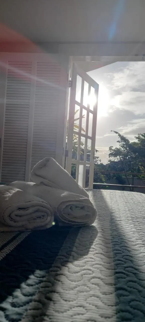 Bed in Pousada Blue Ocean