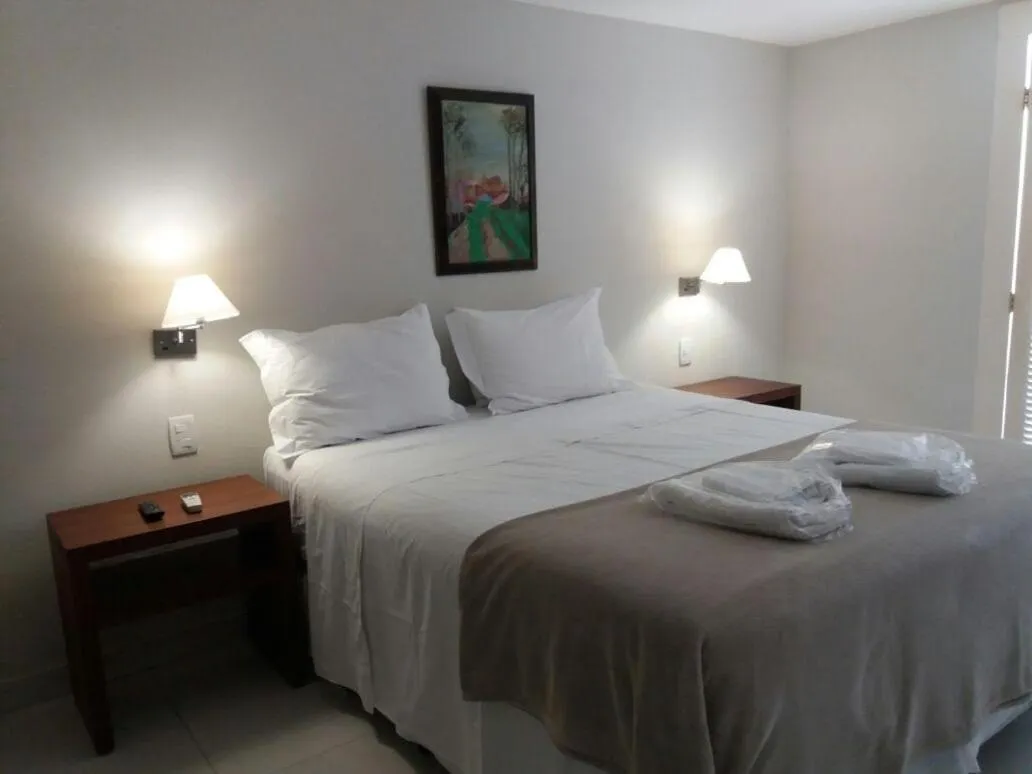 Bed in Pousada Blue Ocean