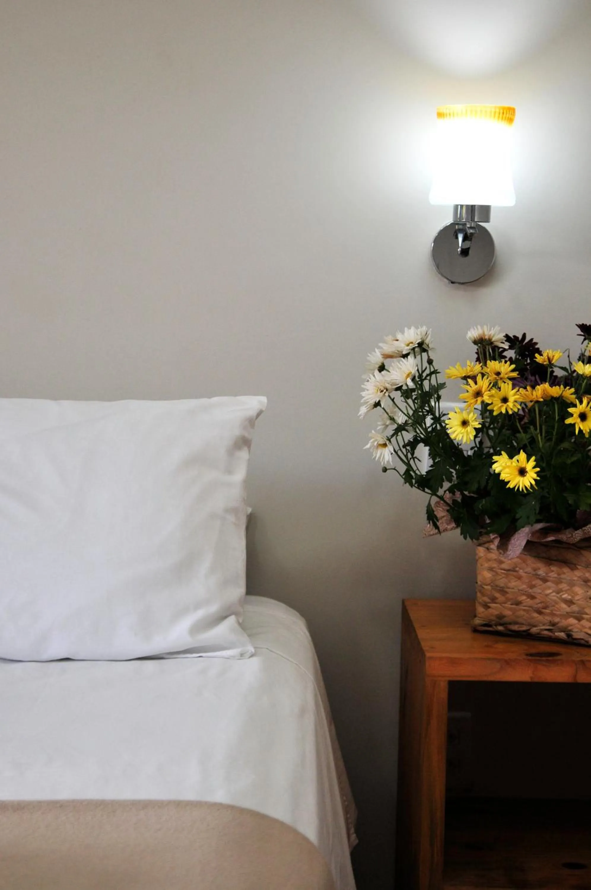 Bed in Pousada Blue Ocean