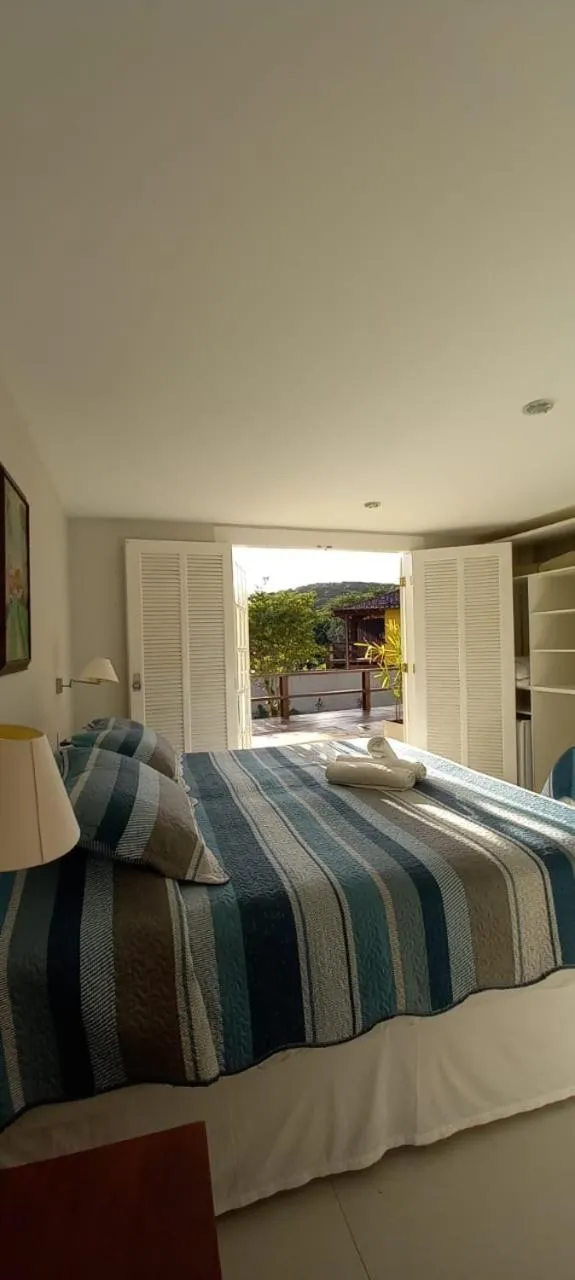 Bed in Pousada Blue Ocean